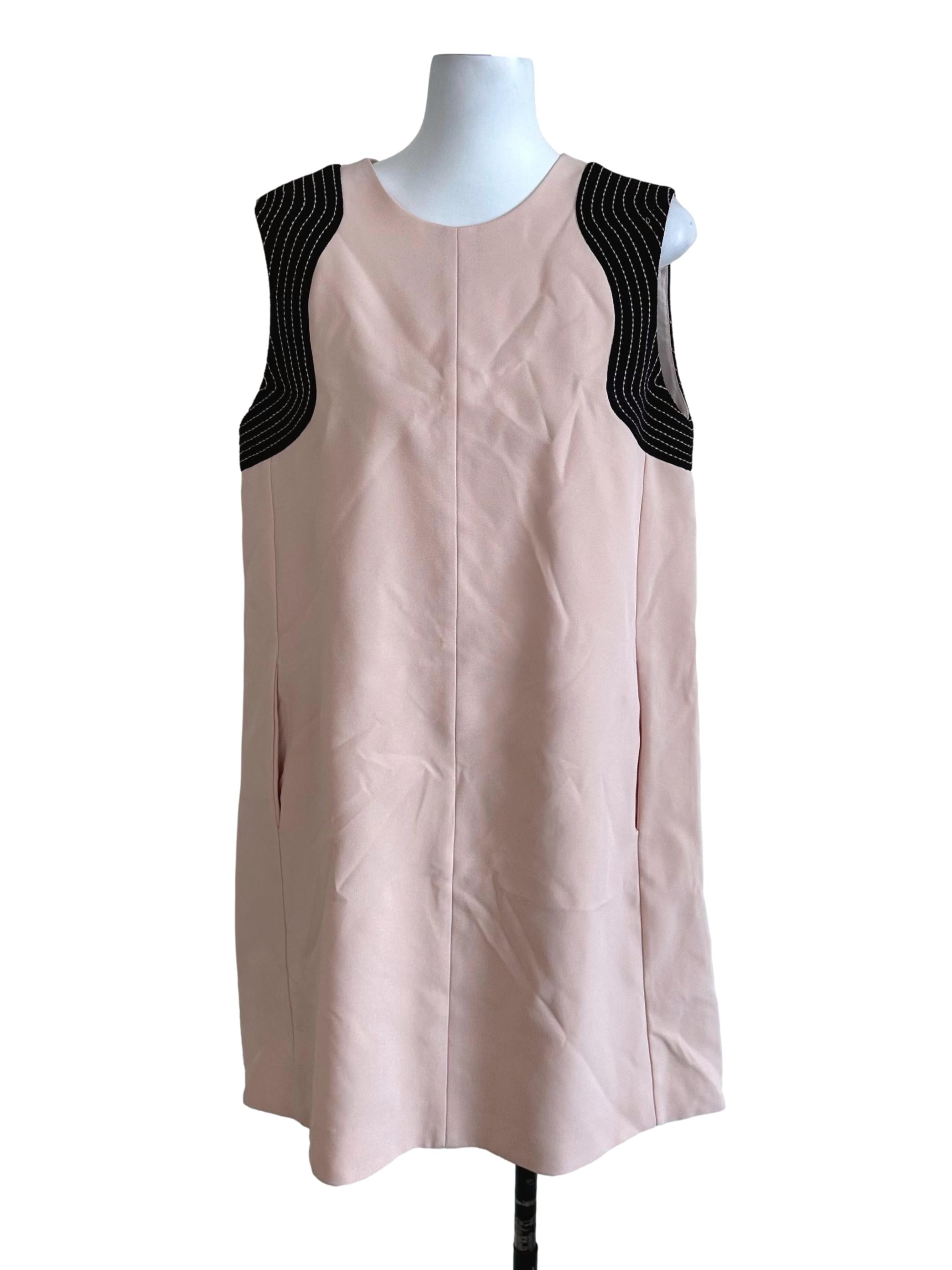 Ash Pink Plain Dress
