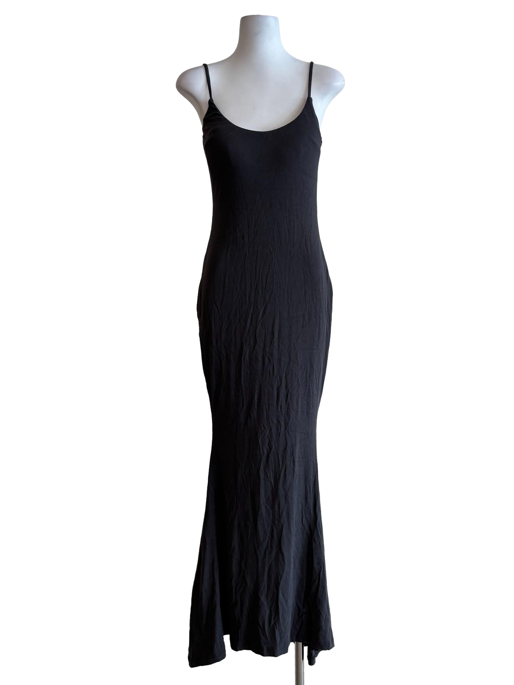 Carbon Grey Scoop Bodycon Dress