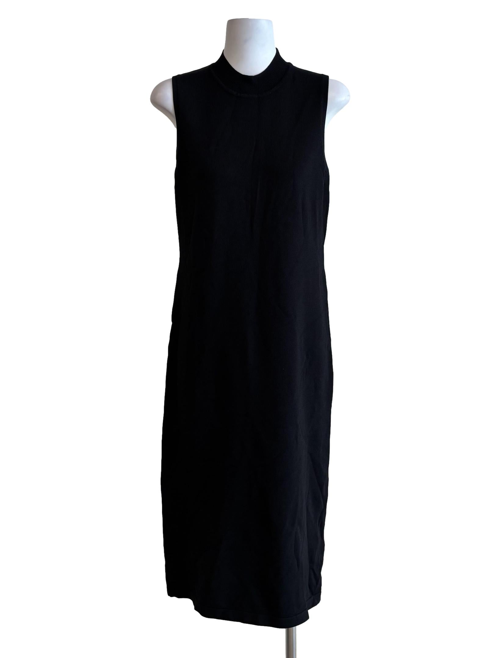 Jet Black Jewel Sleeveless Dress
