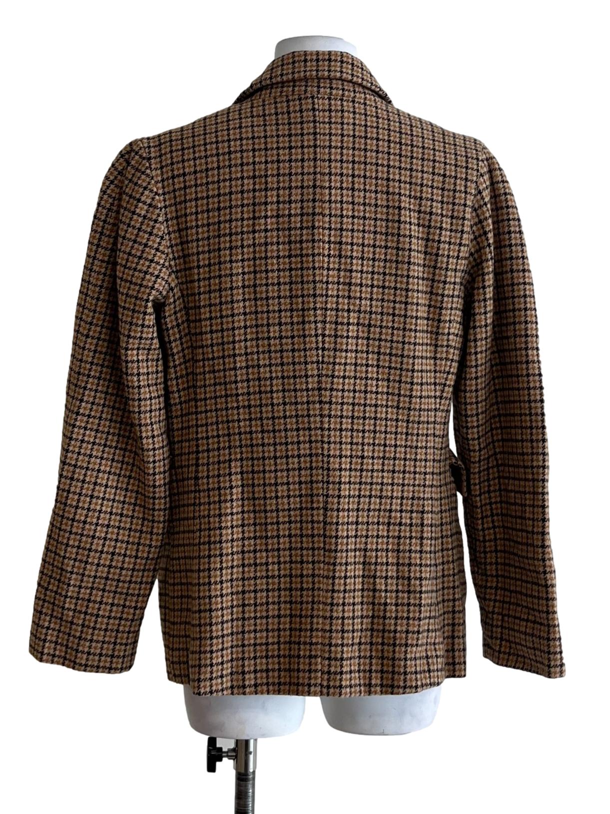 Tortilla Brown Nailshead Single-Breasted Blazer