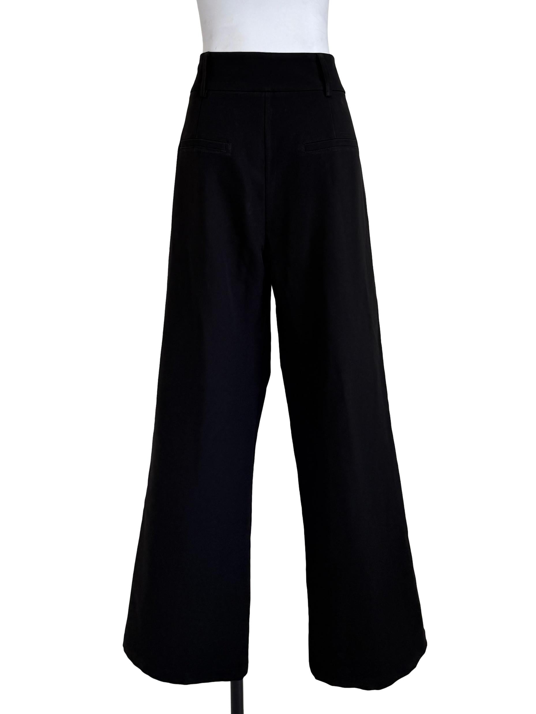 Black Straight Leg Pants