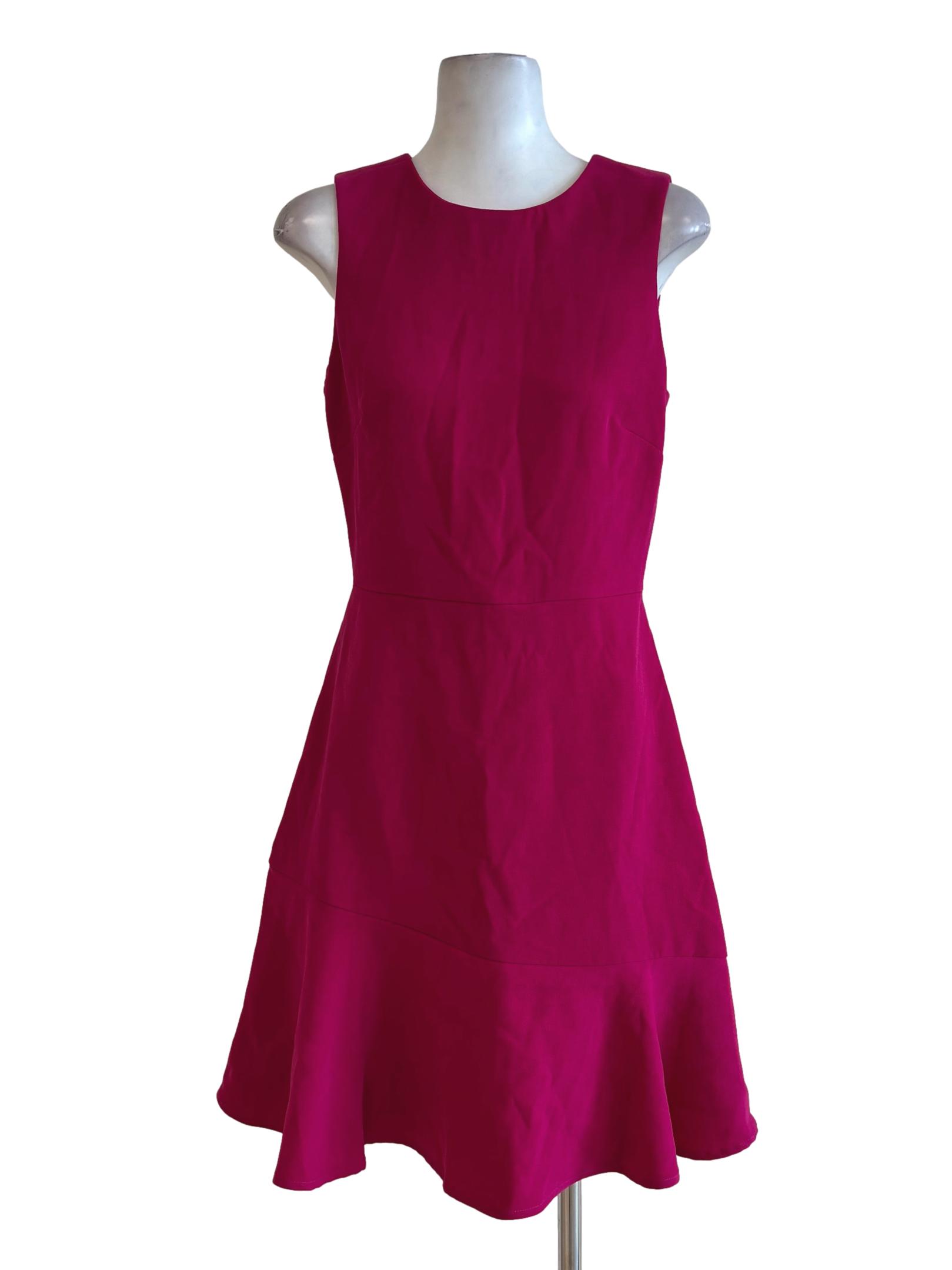 Magenta Pink Sleeveless Dress