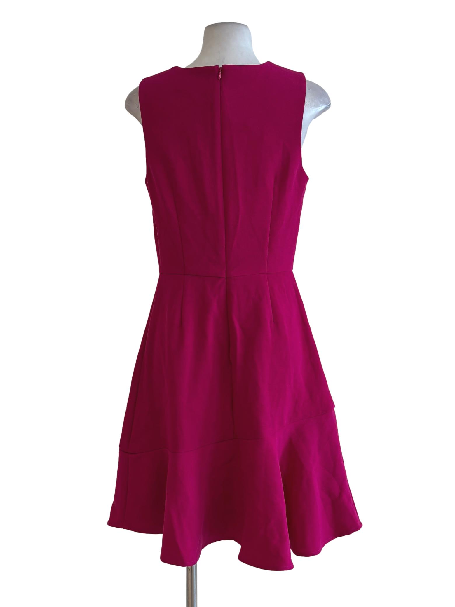 Magenta Pink Sleeveless Dress