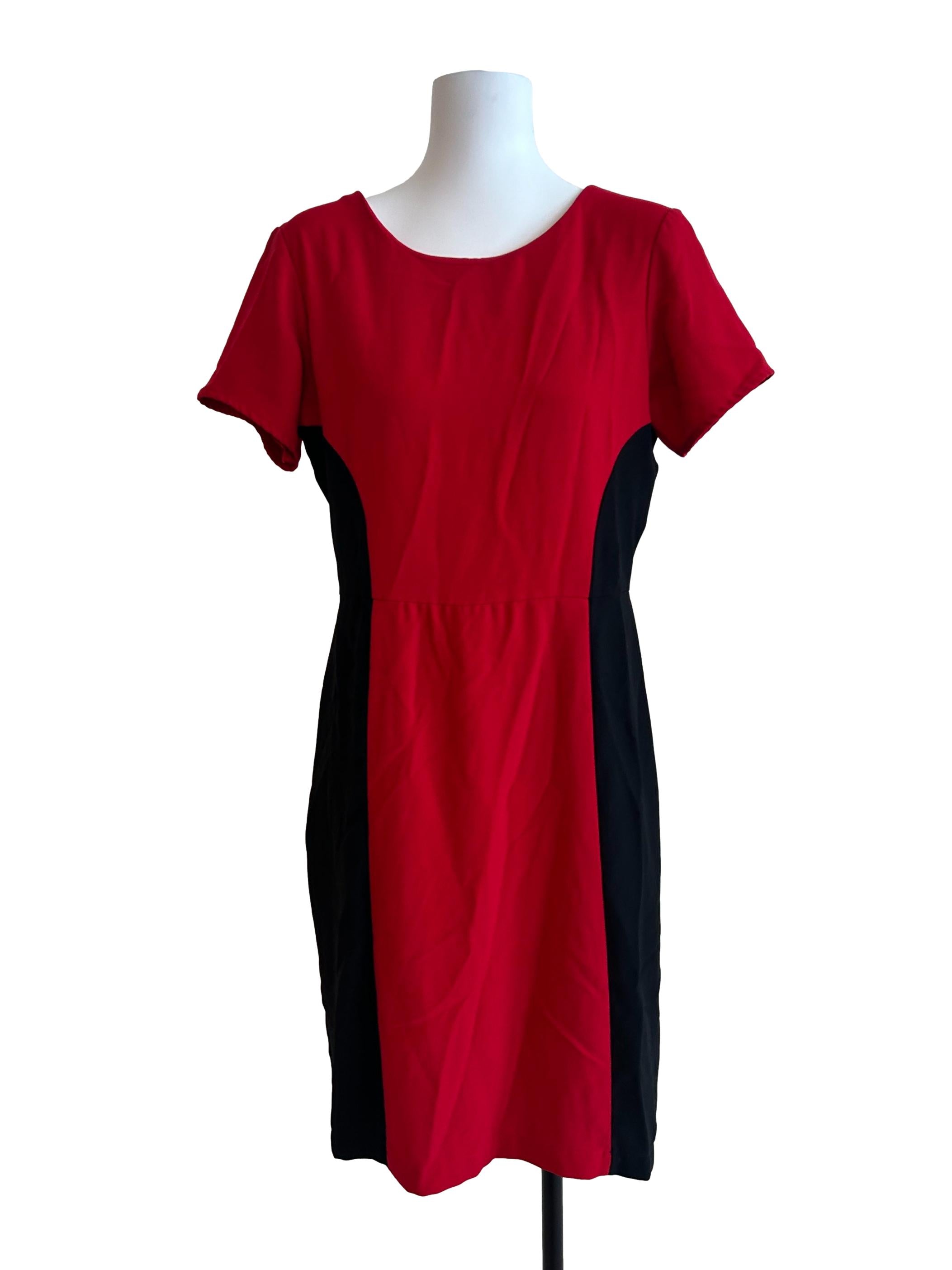 Apple Red And Black Dress