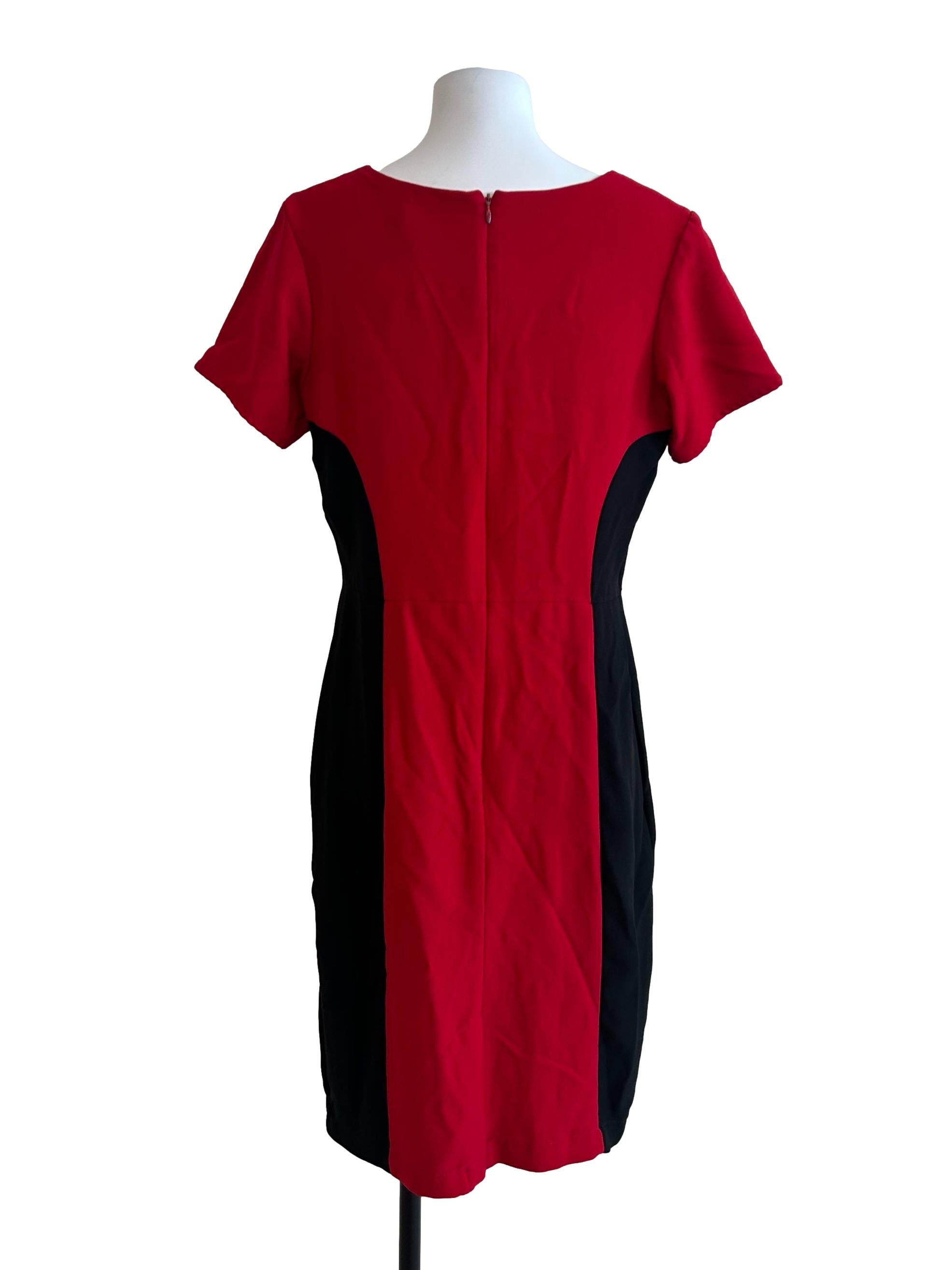Apple Red And Black Dress