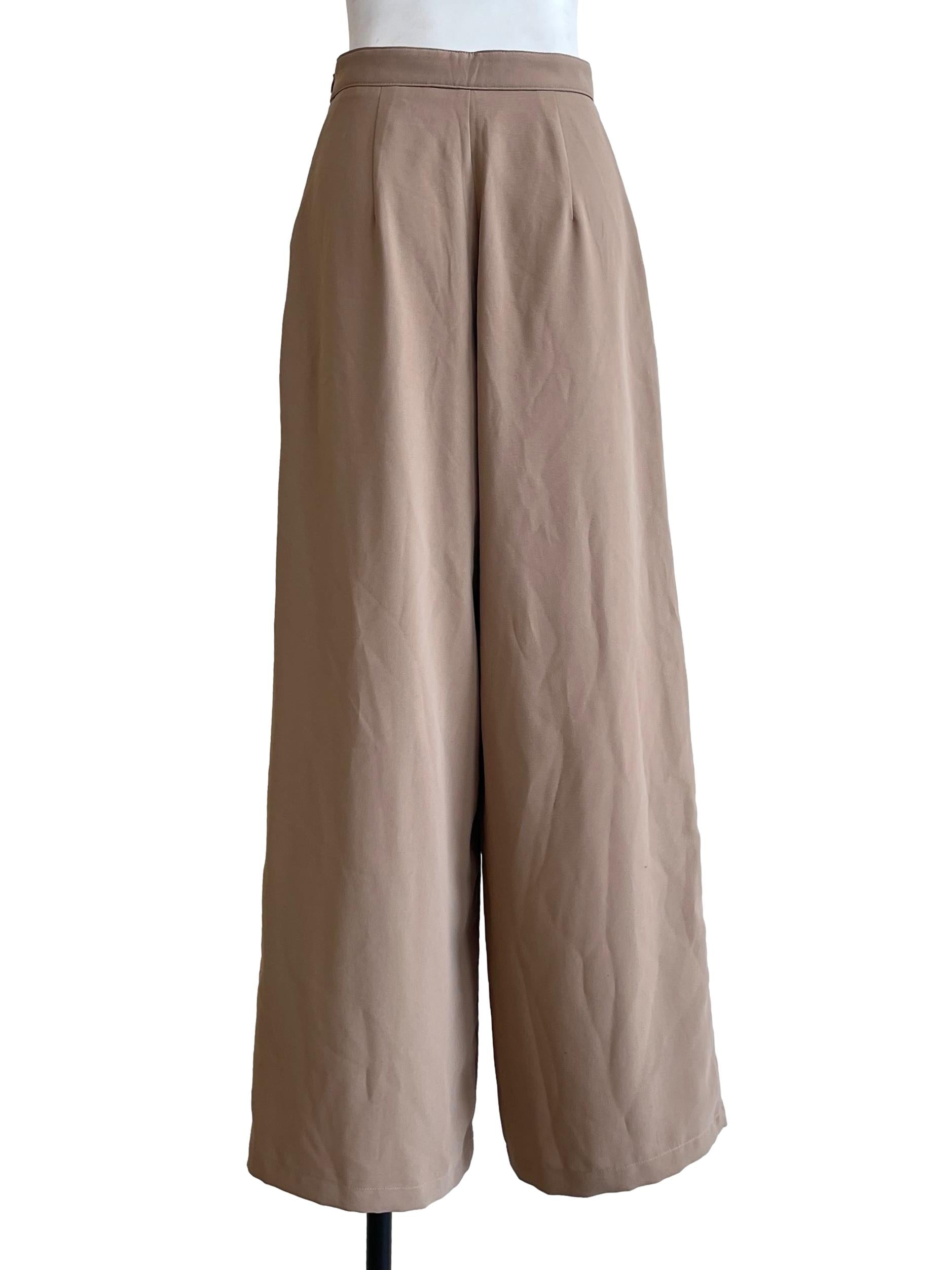Tortilla Brown Wide Leg Pants OSN