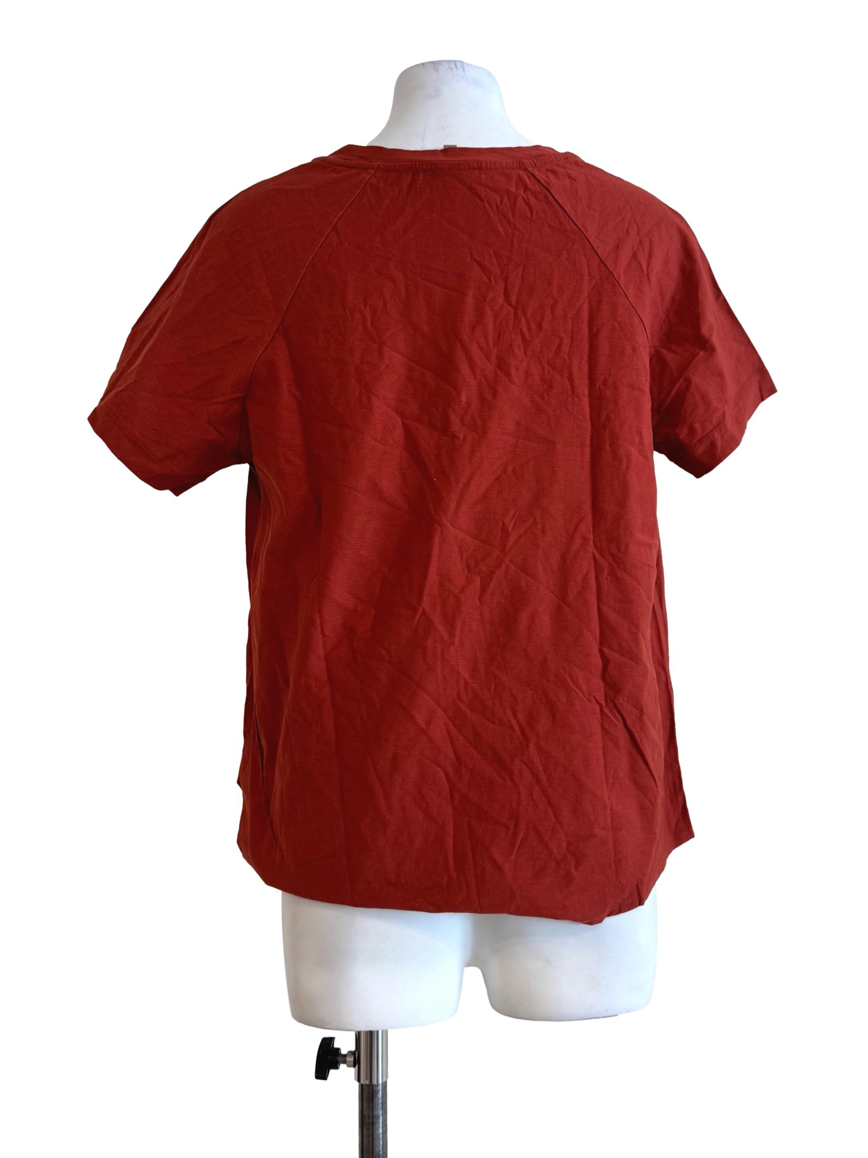 Brick Orange Short Sleeve Shirt