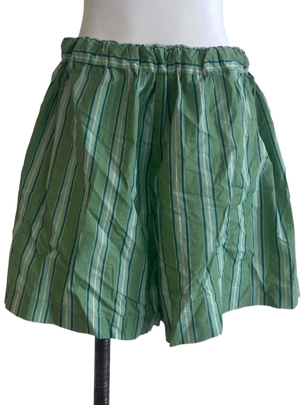 Fern Green Stripe Shorts