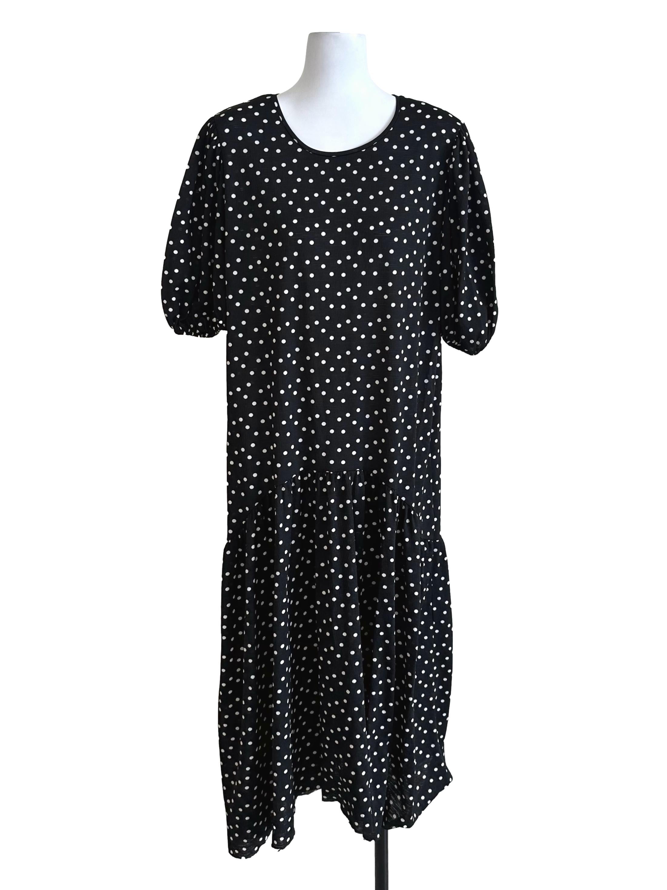 Black Polkadot Dress
