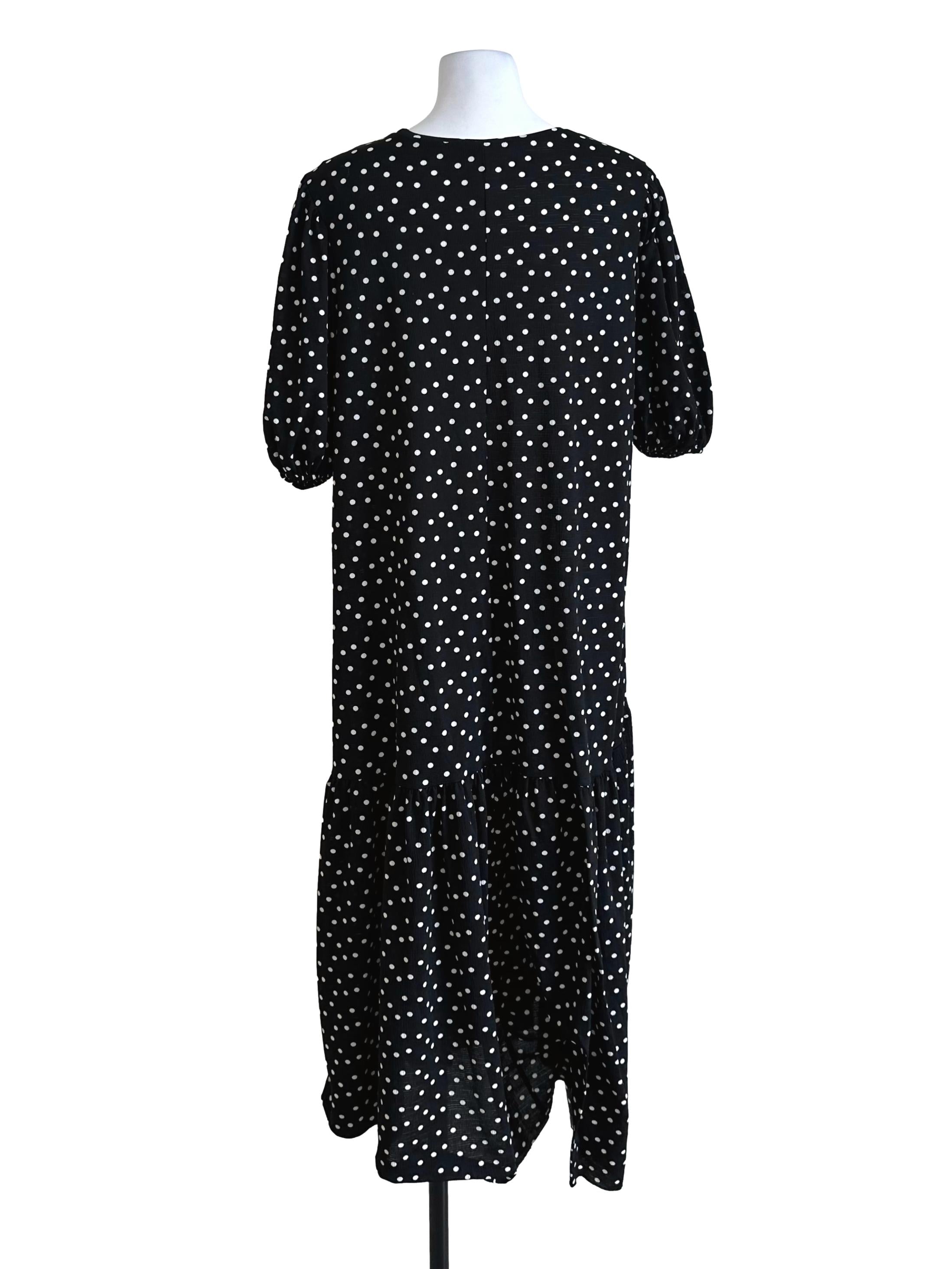 Black Polkadot Dress