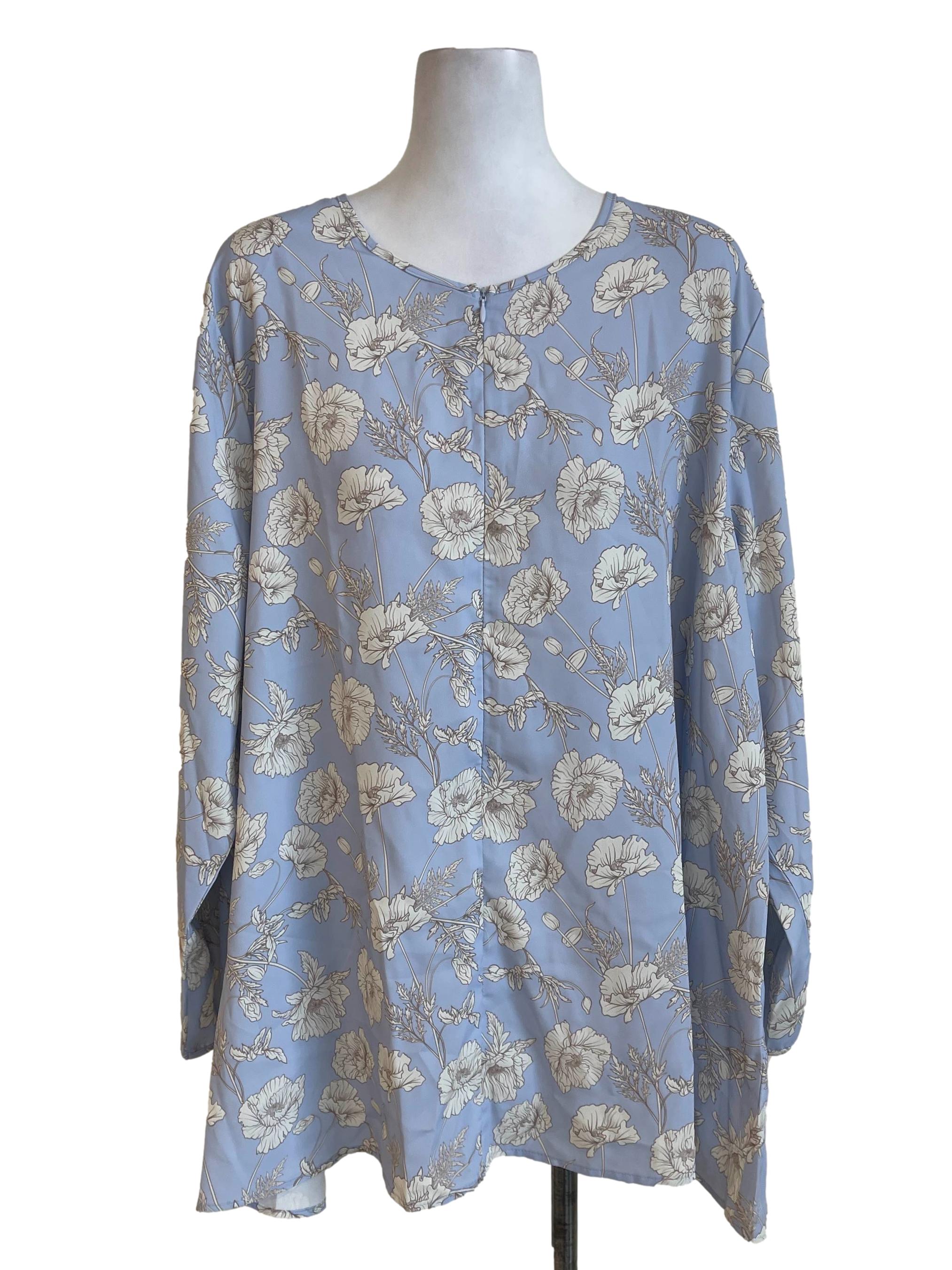 Silver Flower Blouse