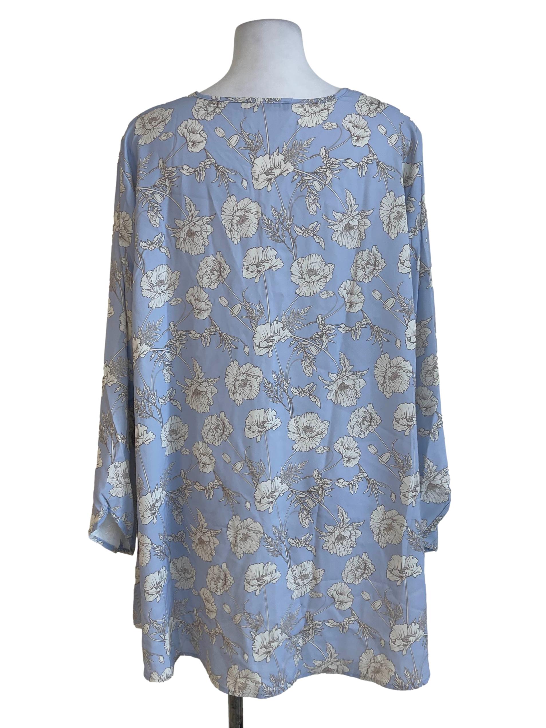 Silver Flower Blouse