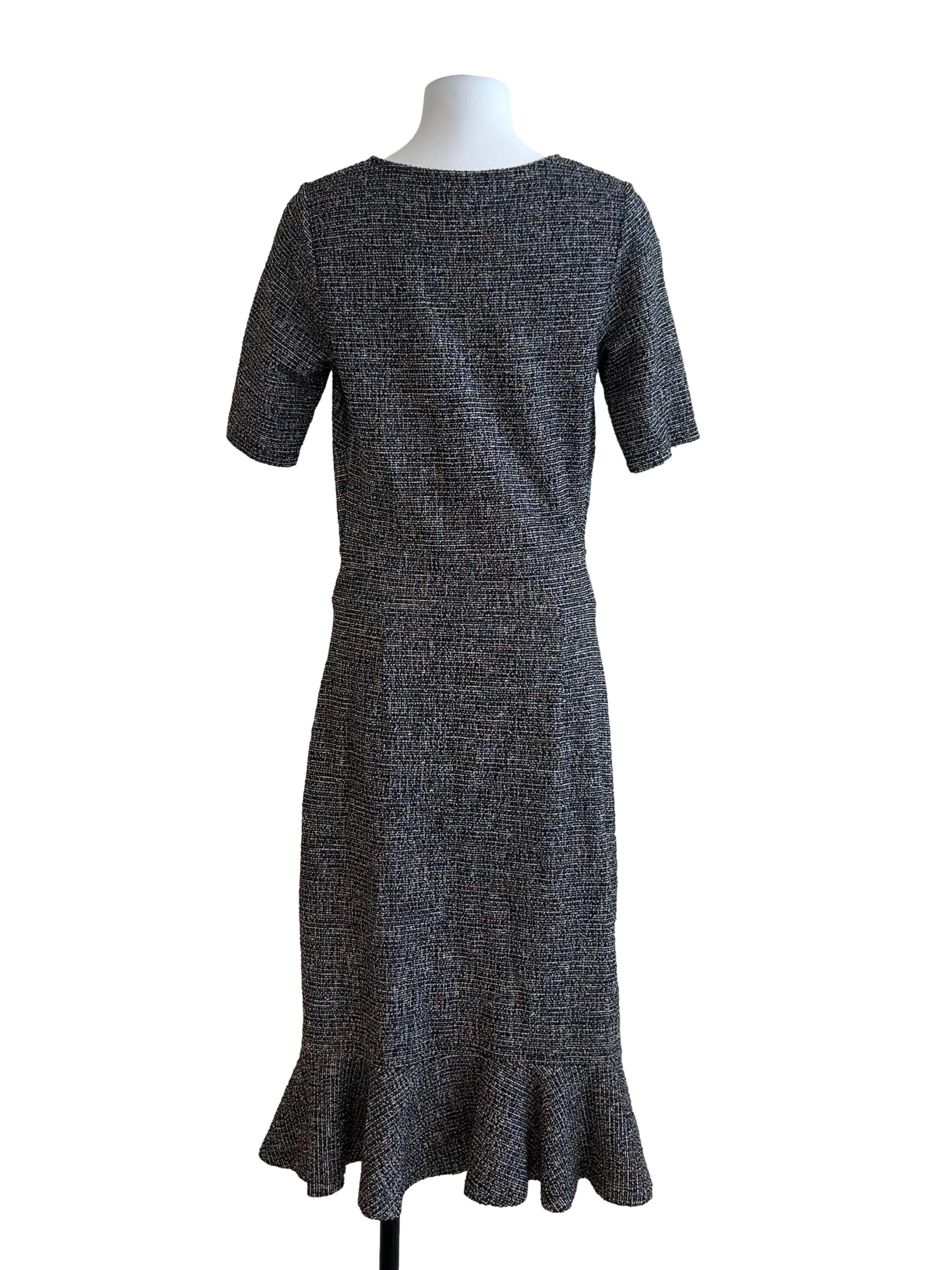 Multicolor Ruffle Hem Dress