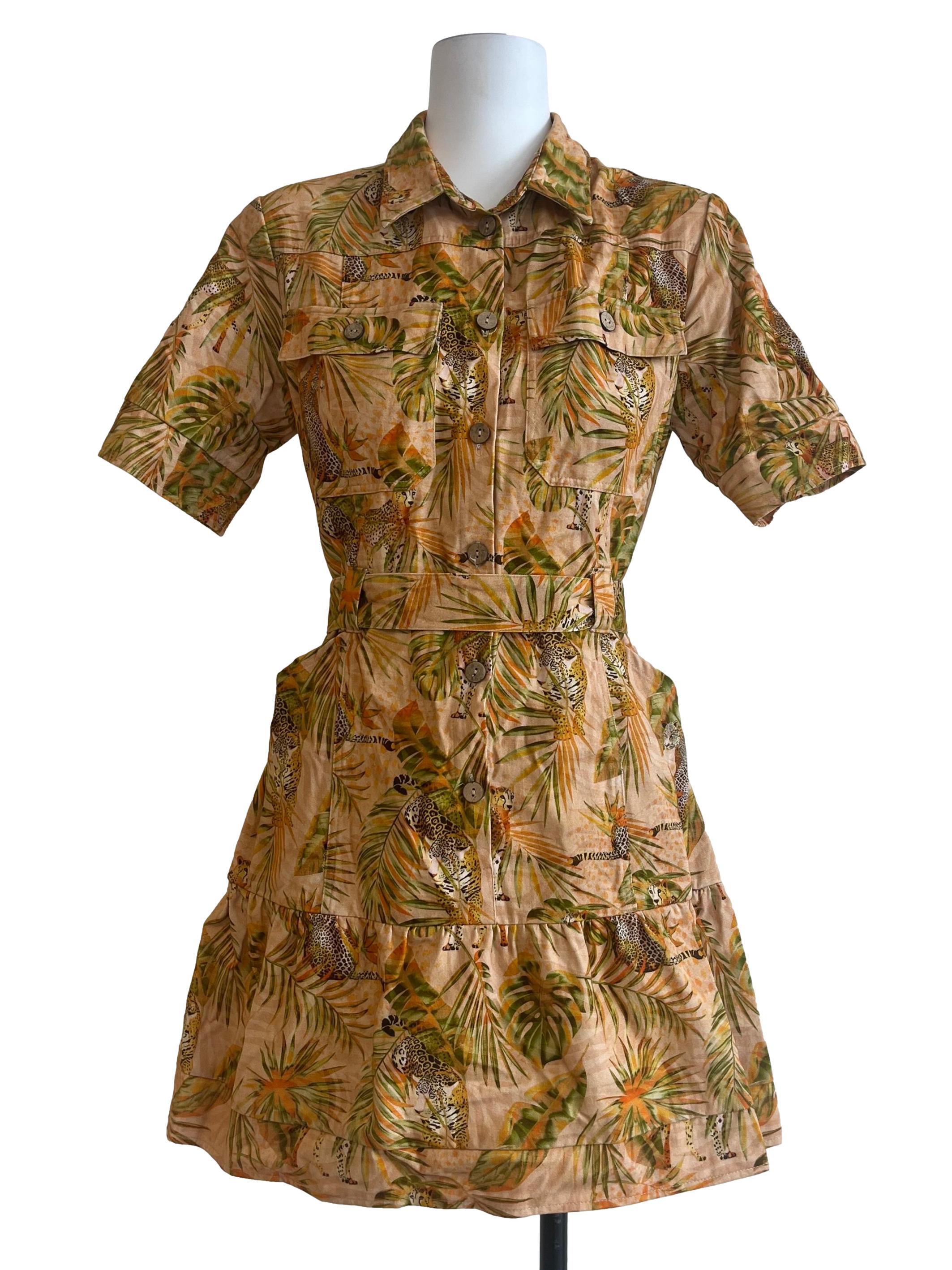 Canary Yellow Shirt Dress