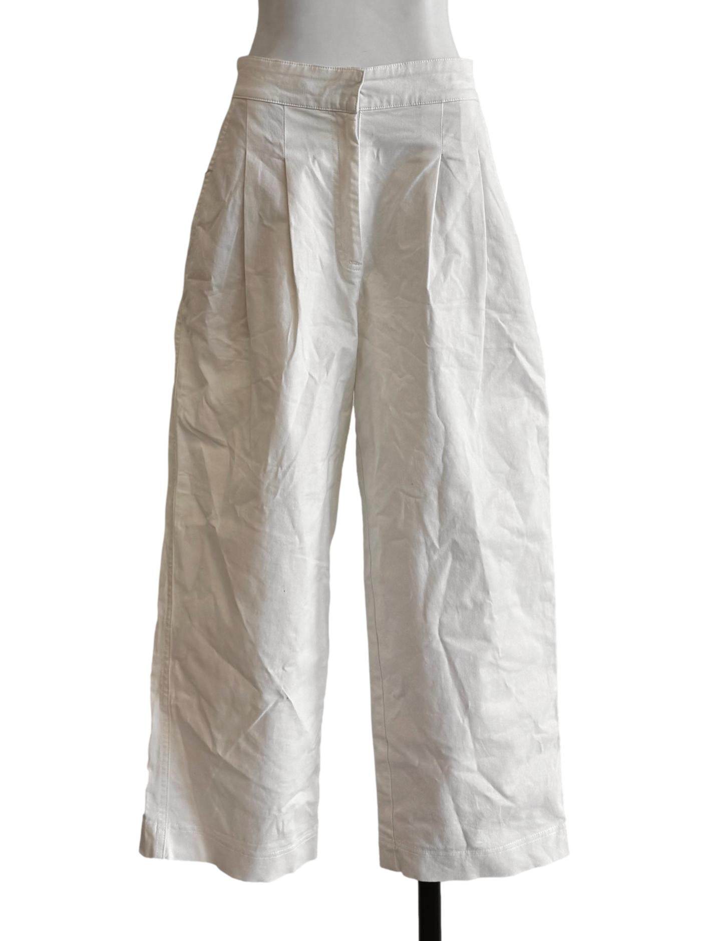 Double Pleat Cotton Pants OSN