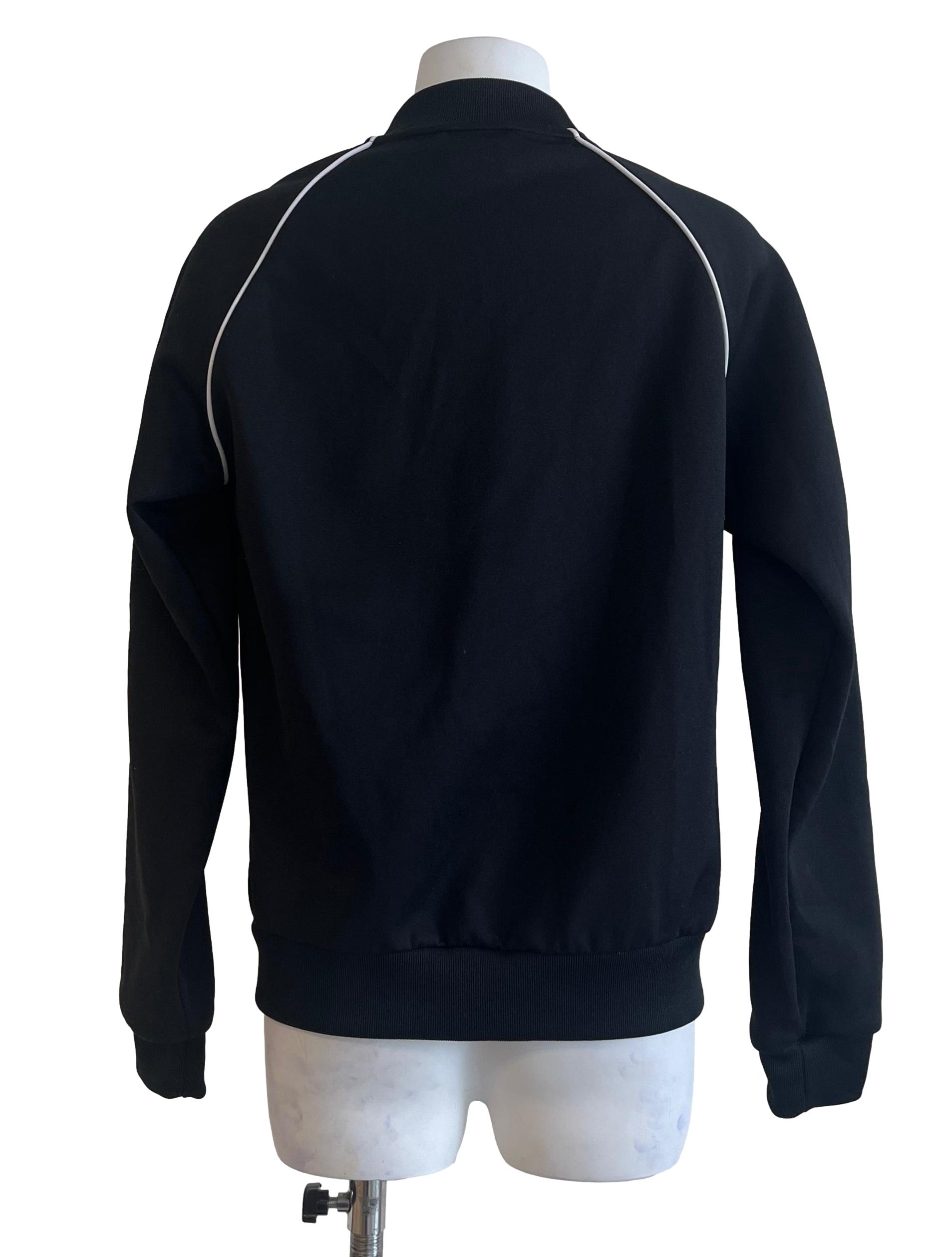 Pitch Black Long Sleeve Track Jacket