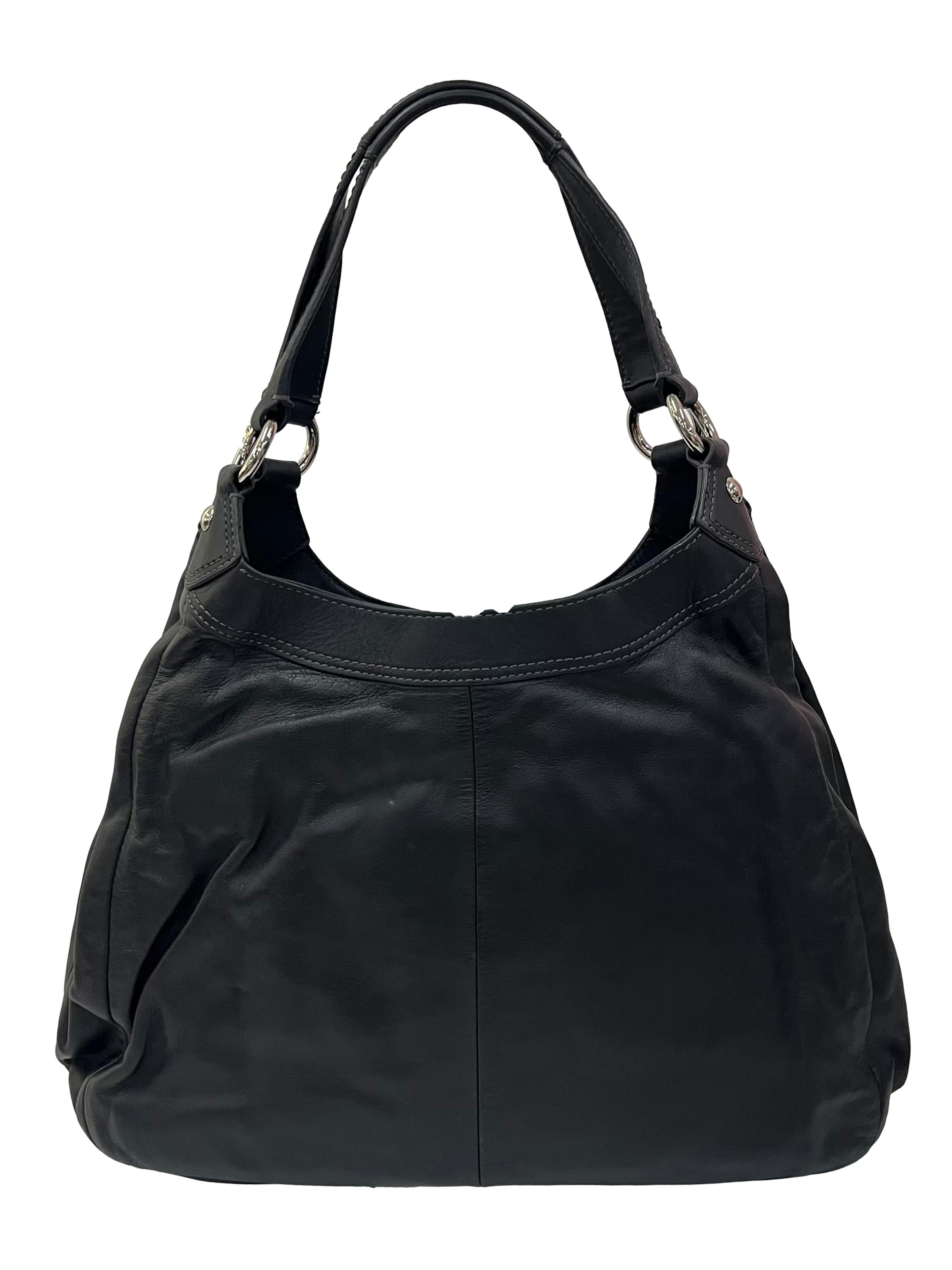 Black Leather Soho Madison Lynn Hobo Bag CSN