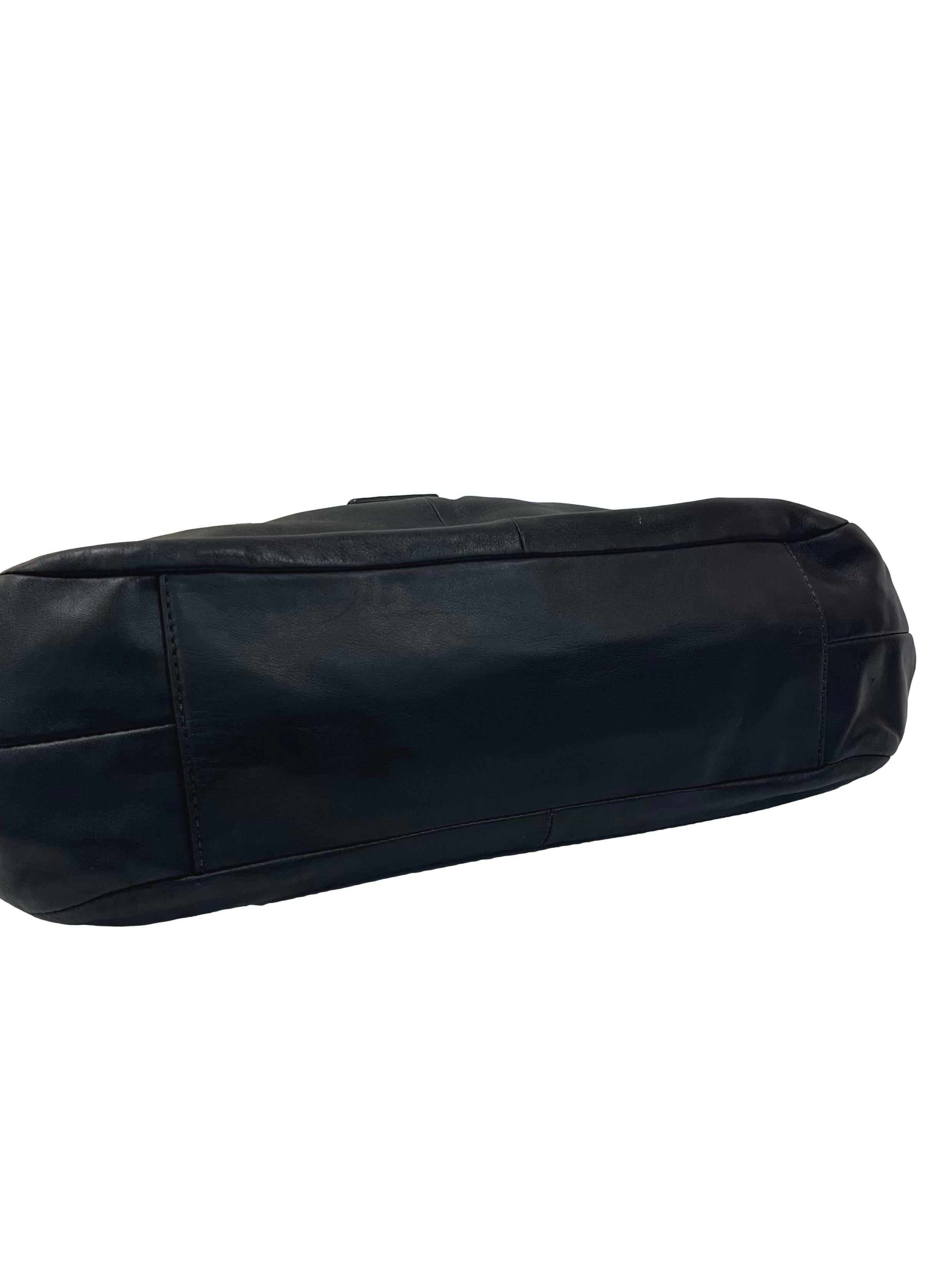 Black Leather Soho Madison Lynn Hobo Bag CSN