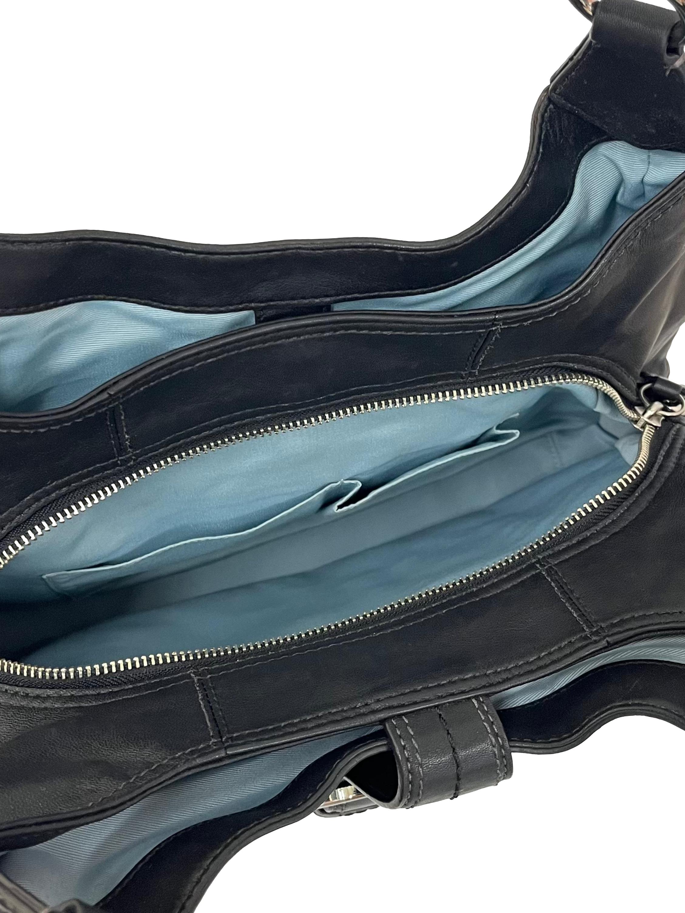 Black Leather Soho Madison Lynn Hobo Bag CSN