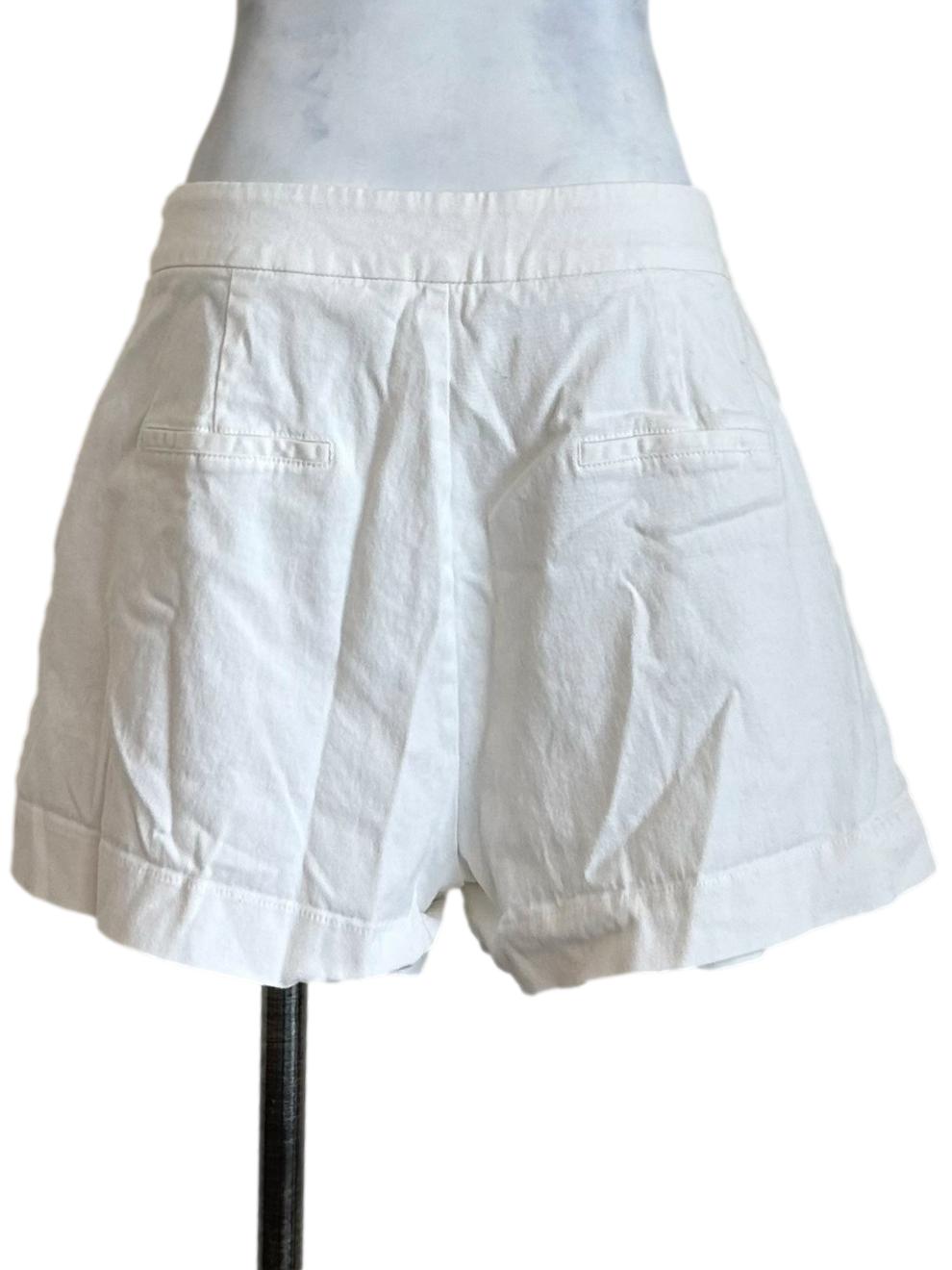 White Wide Leg Shorts