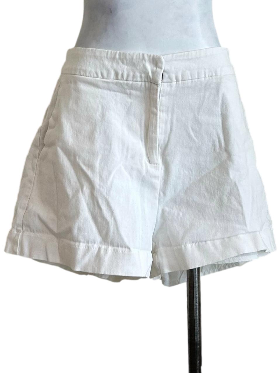 White Wide Leg Shorts
