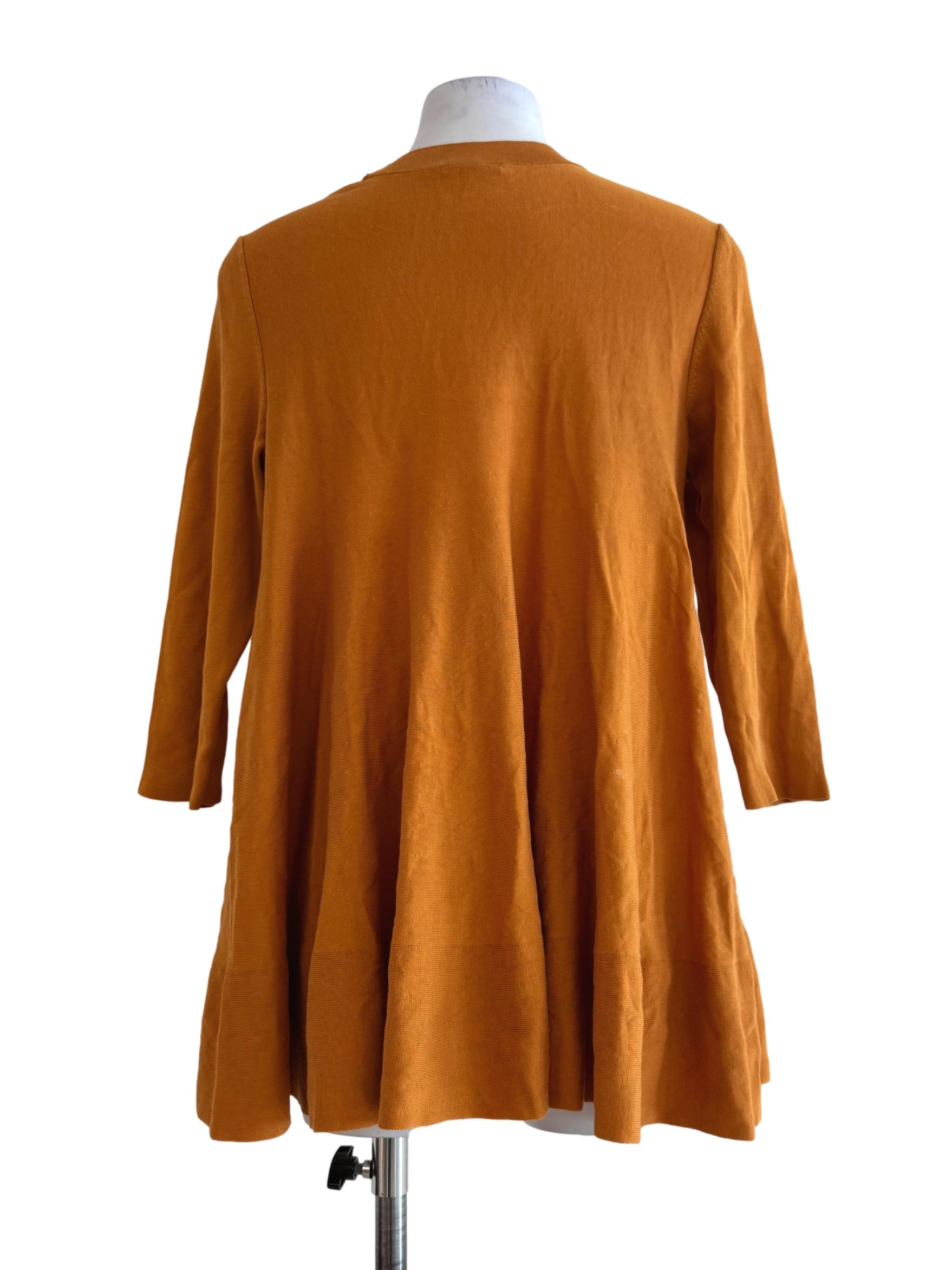Yellowish Brown Long Sleeve Blouse
