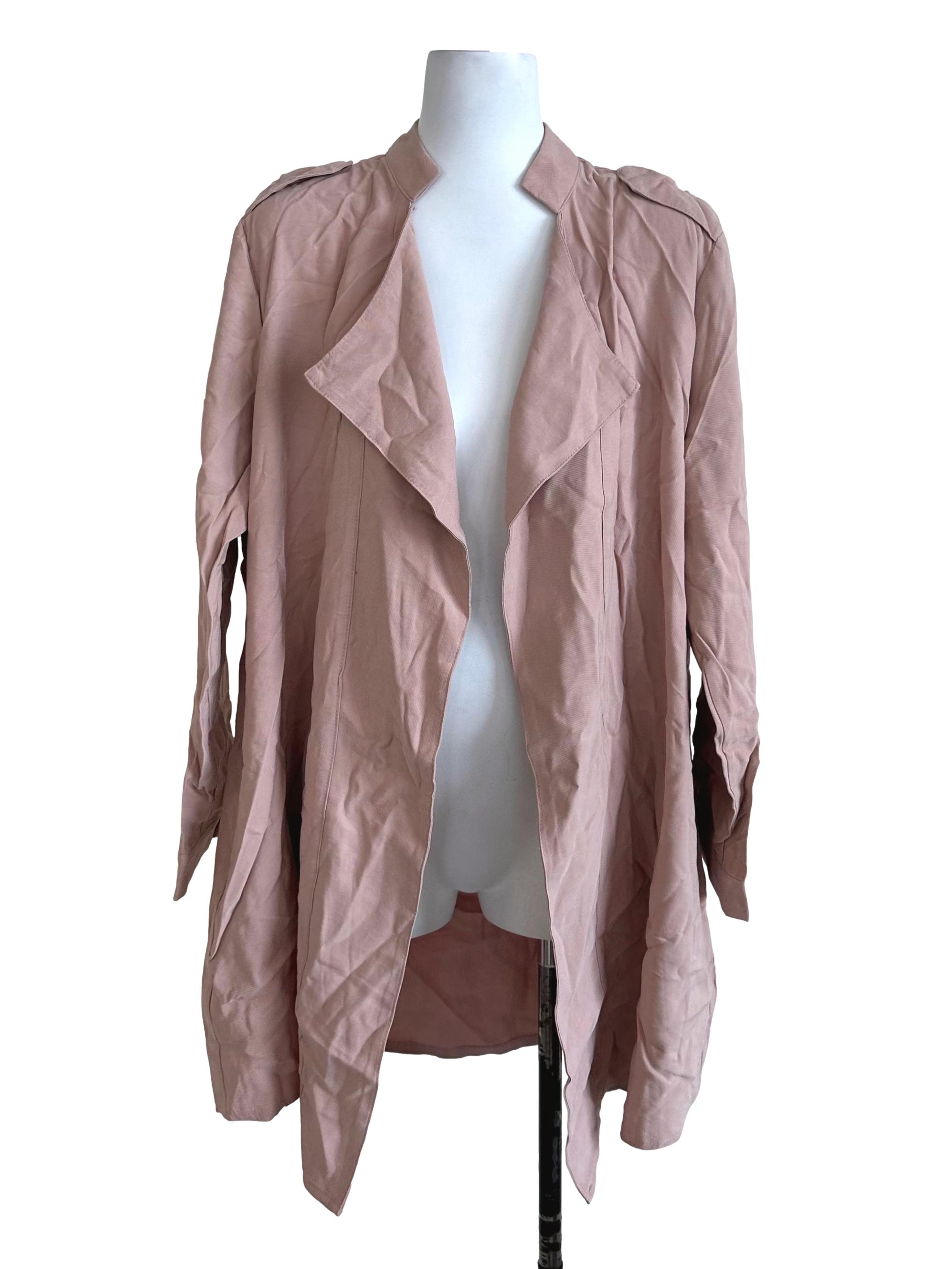 Dusty Pink Plain Cardigan