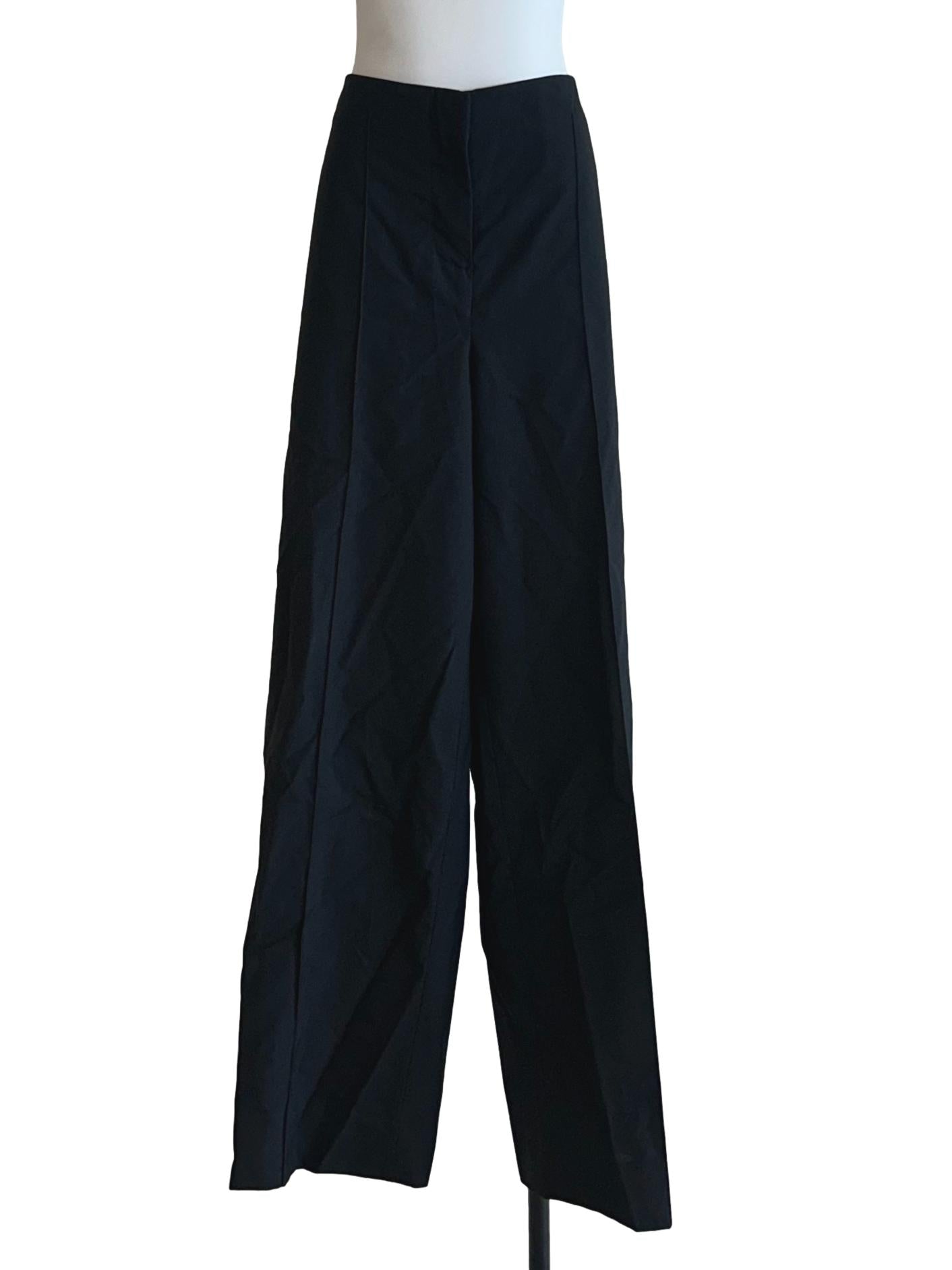 Jet Black Slim Fit Pants