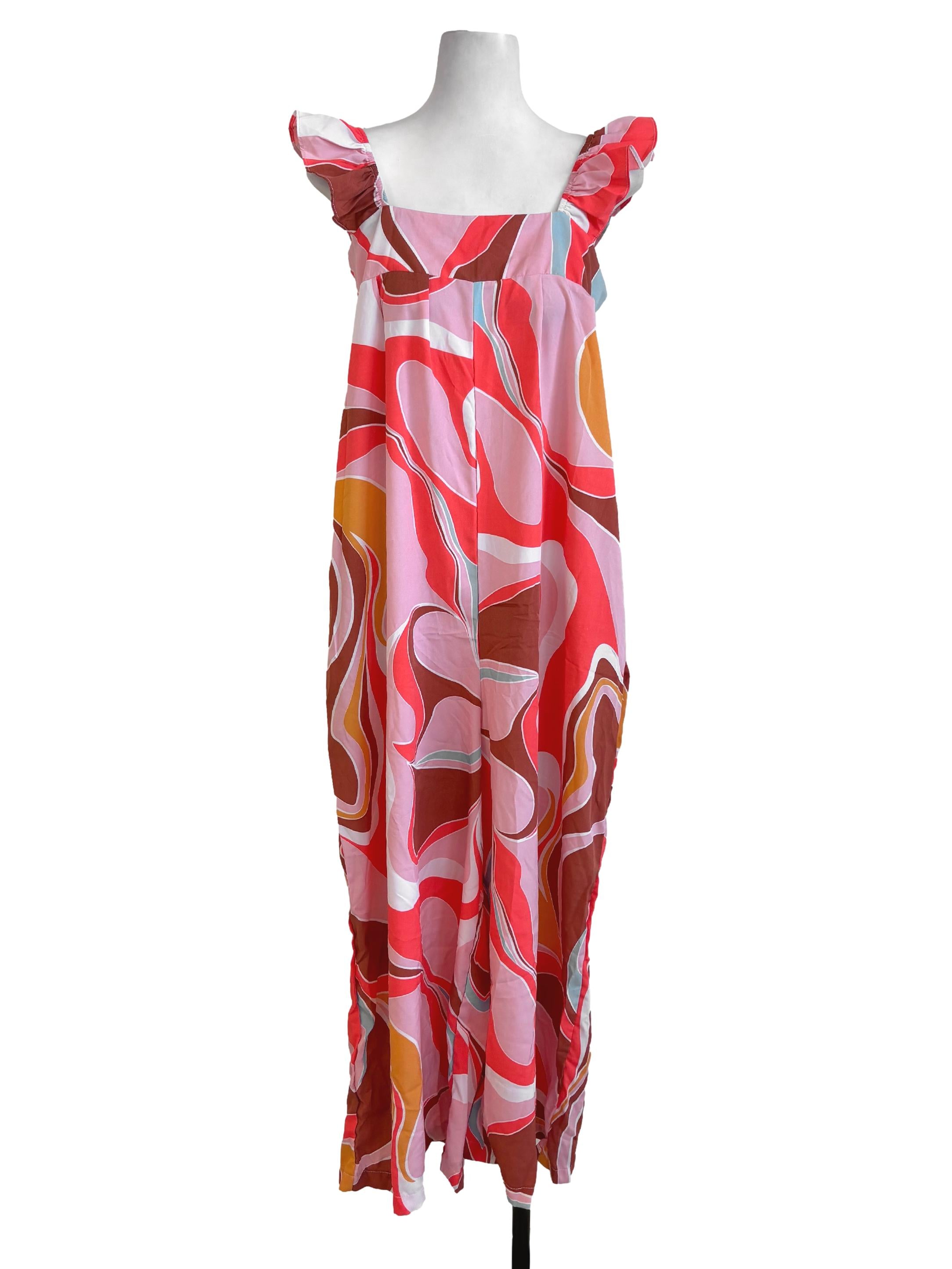 Multicolour Yoke Jumpsuits