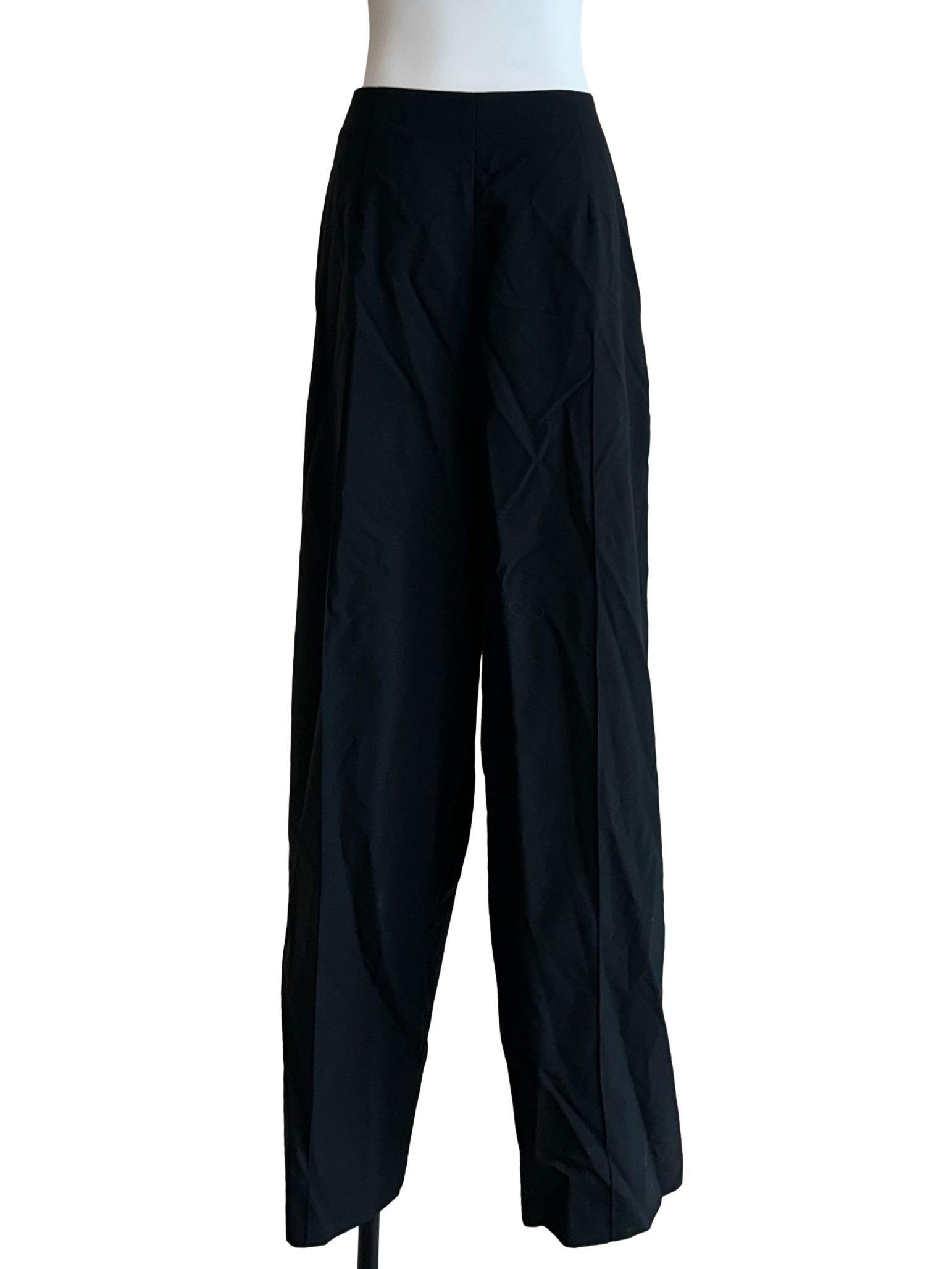 Jet Black Slim Fit Pants