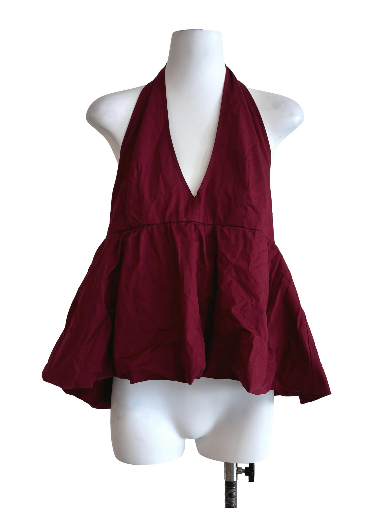 Scarlet Red Halter Top