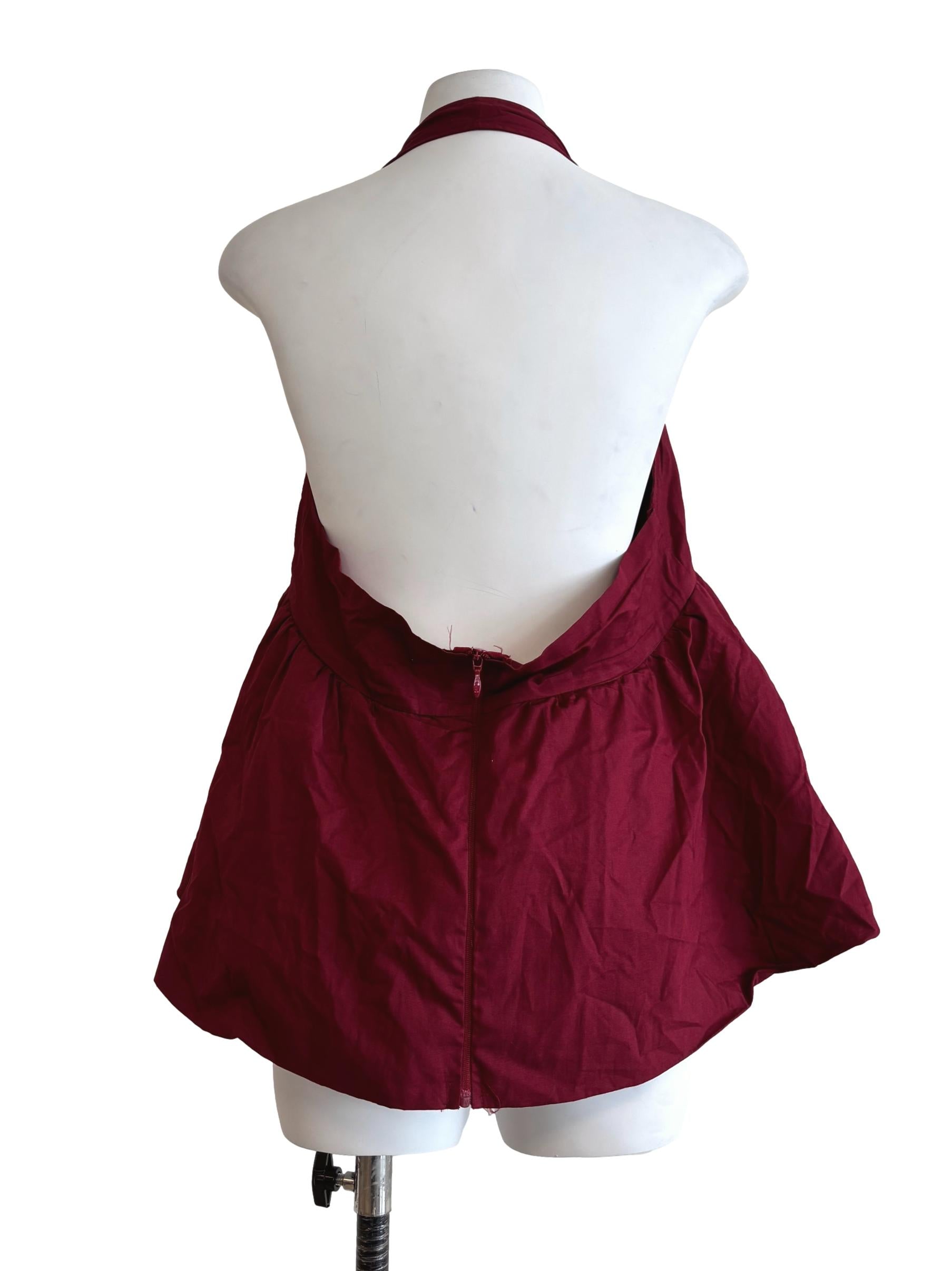 Scarlet Red Halter Top