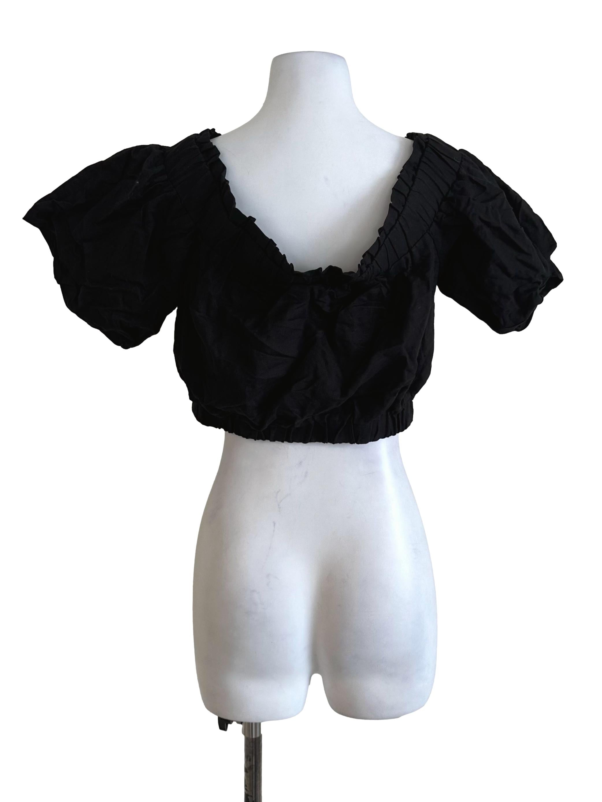 Black Plain Top