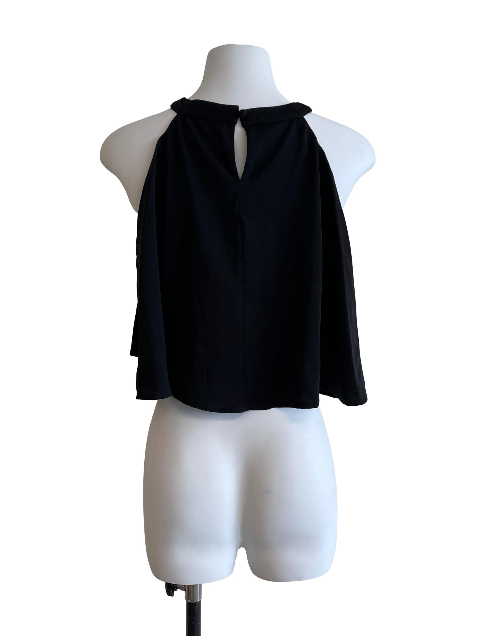 Black Halter Top