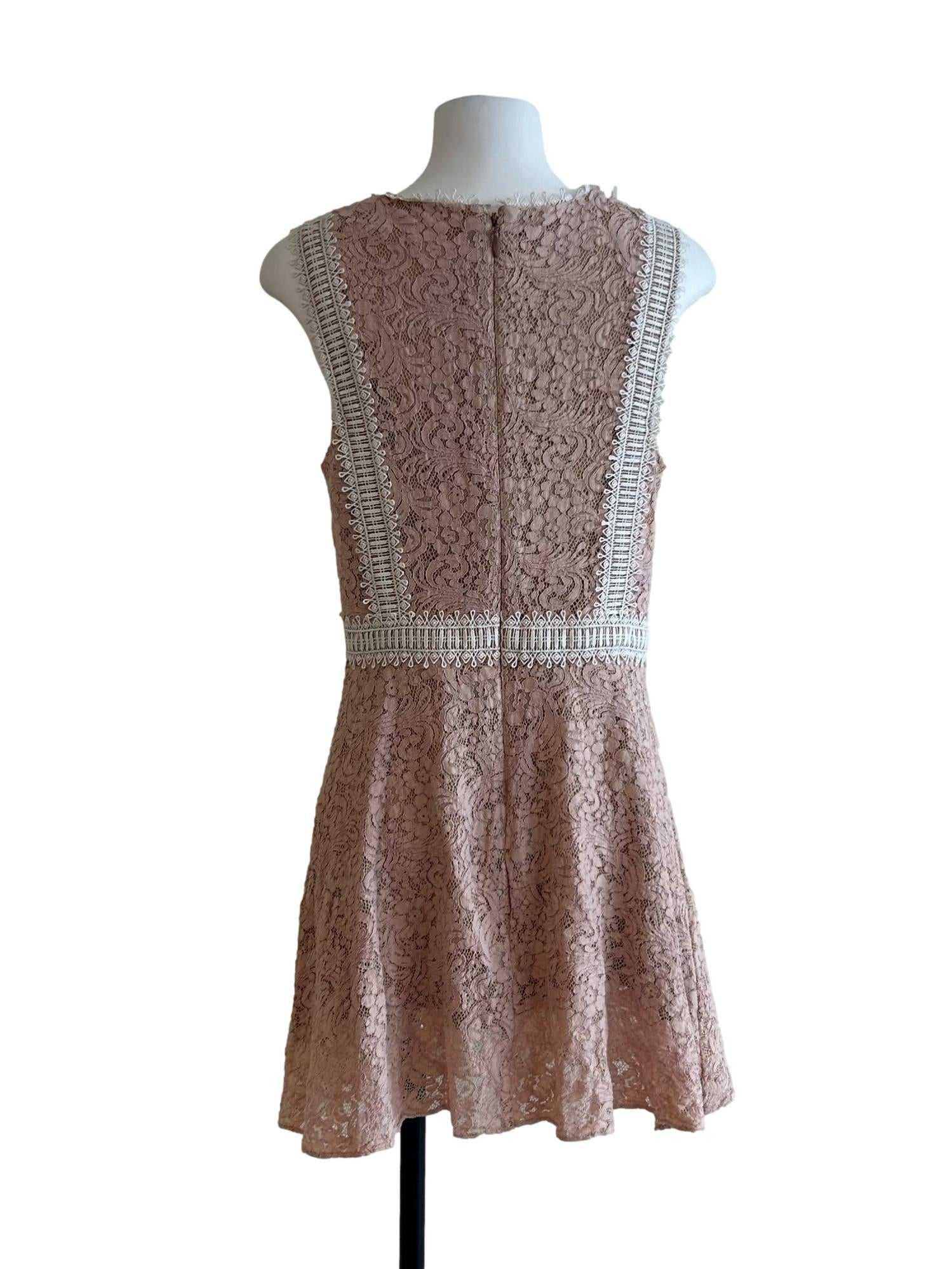 Rose Pink Eyelet Dress