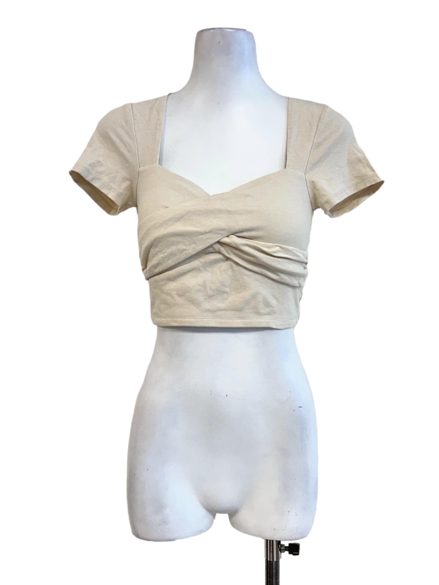 Parmesan Beige Padded Top