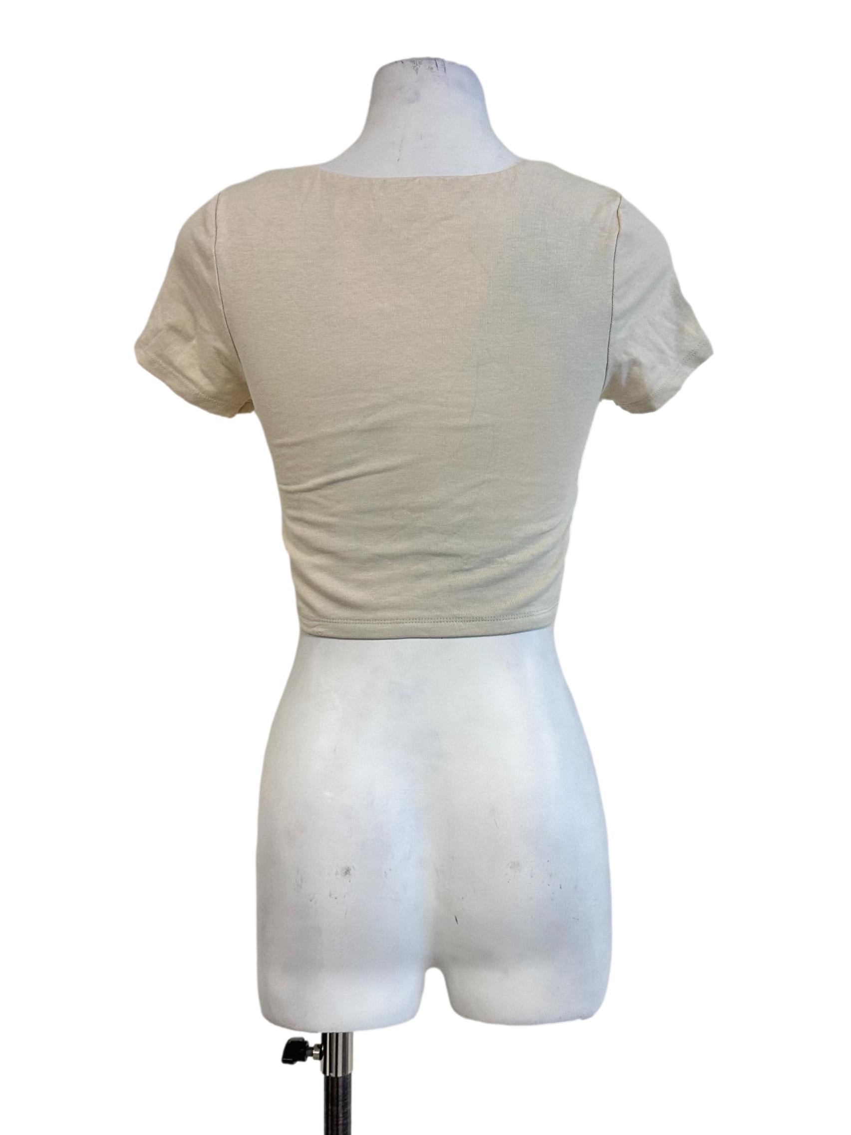 Parmesan Beige Padded Top
