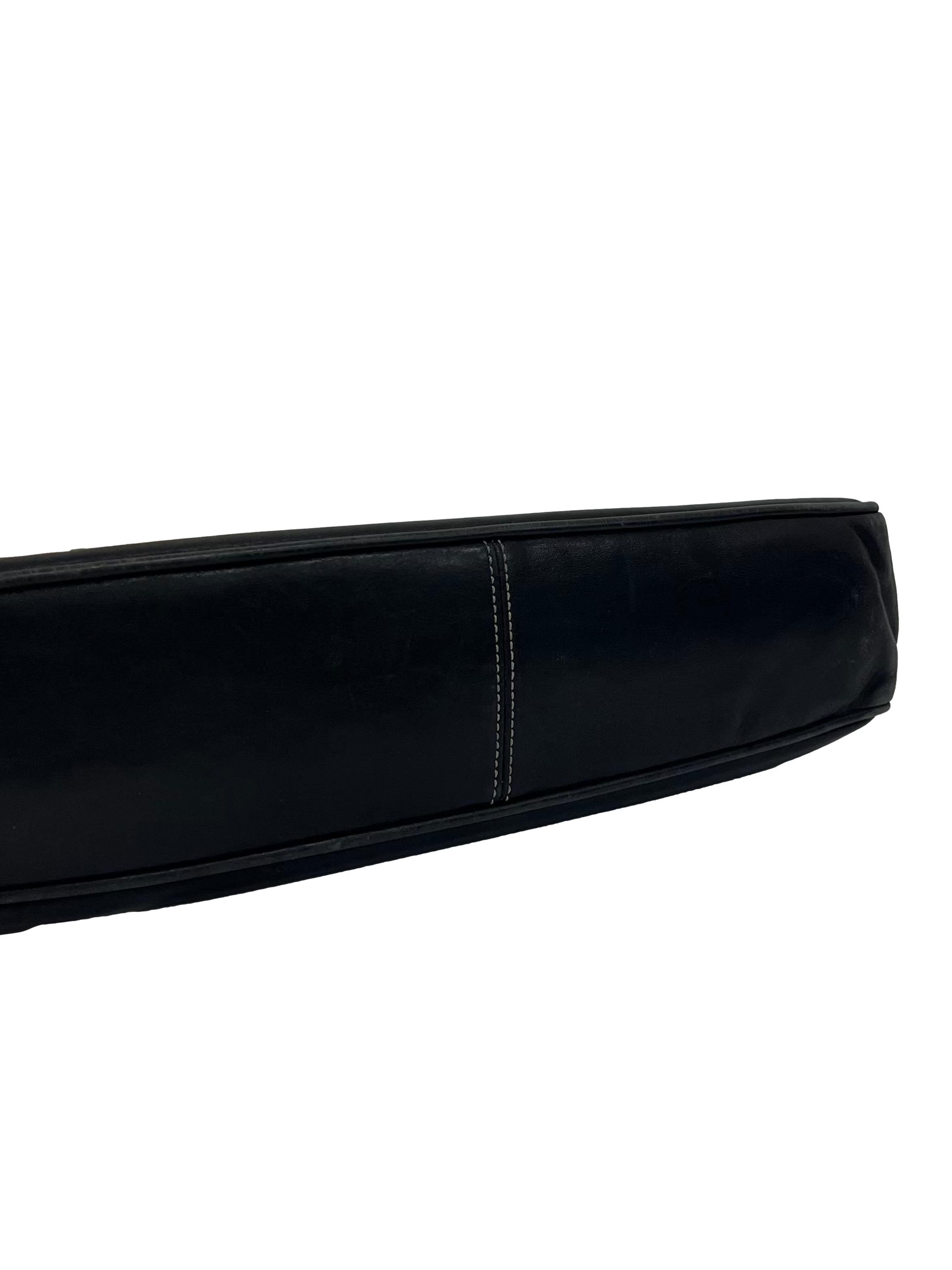 Black Leather Lexington Briefcase CSN