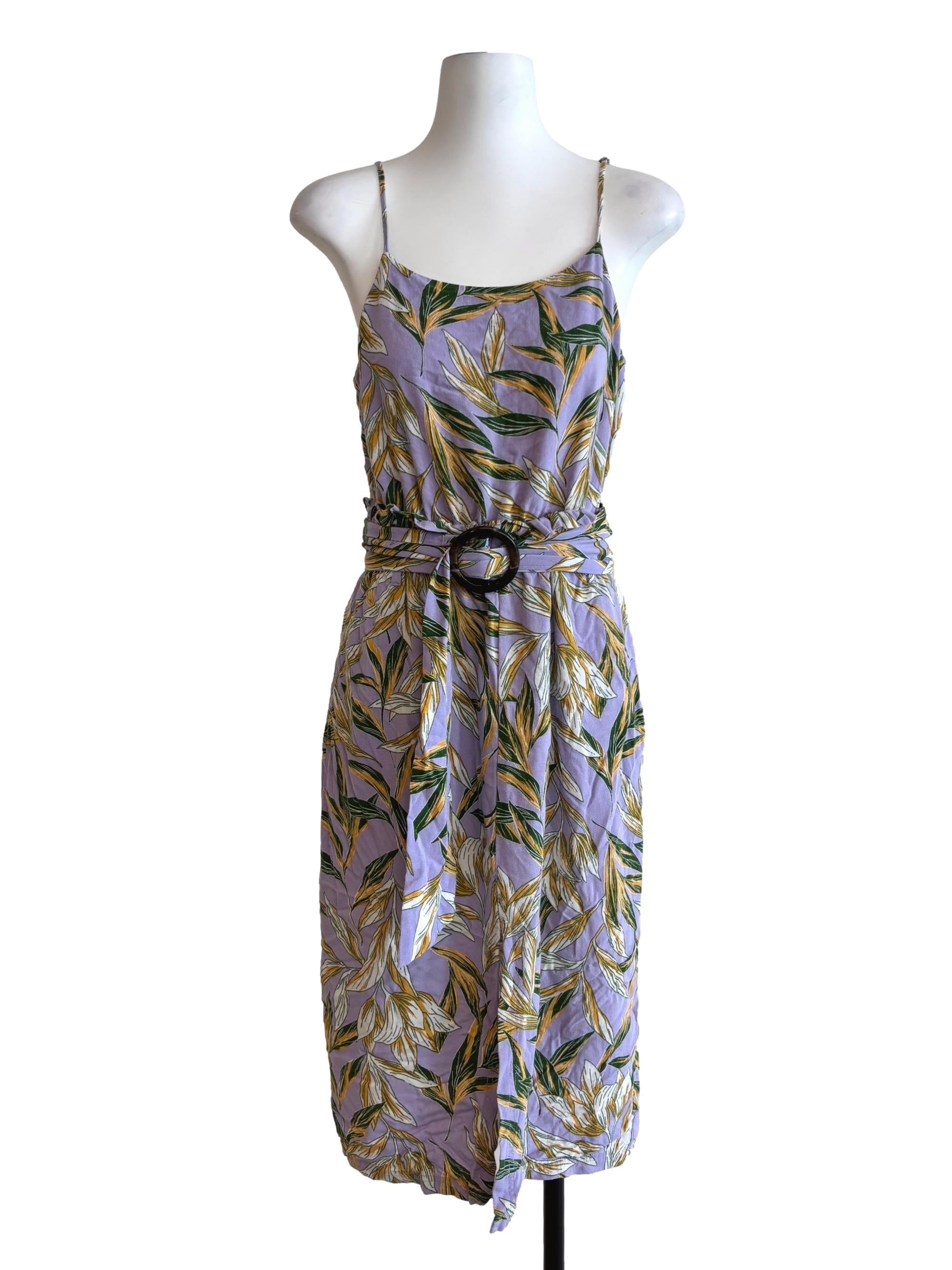 Lavender Printed Sundress
