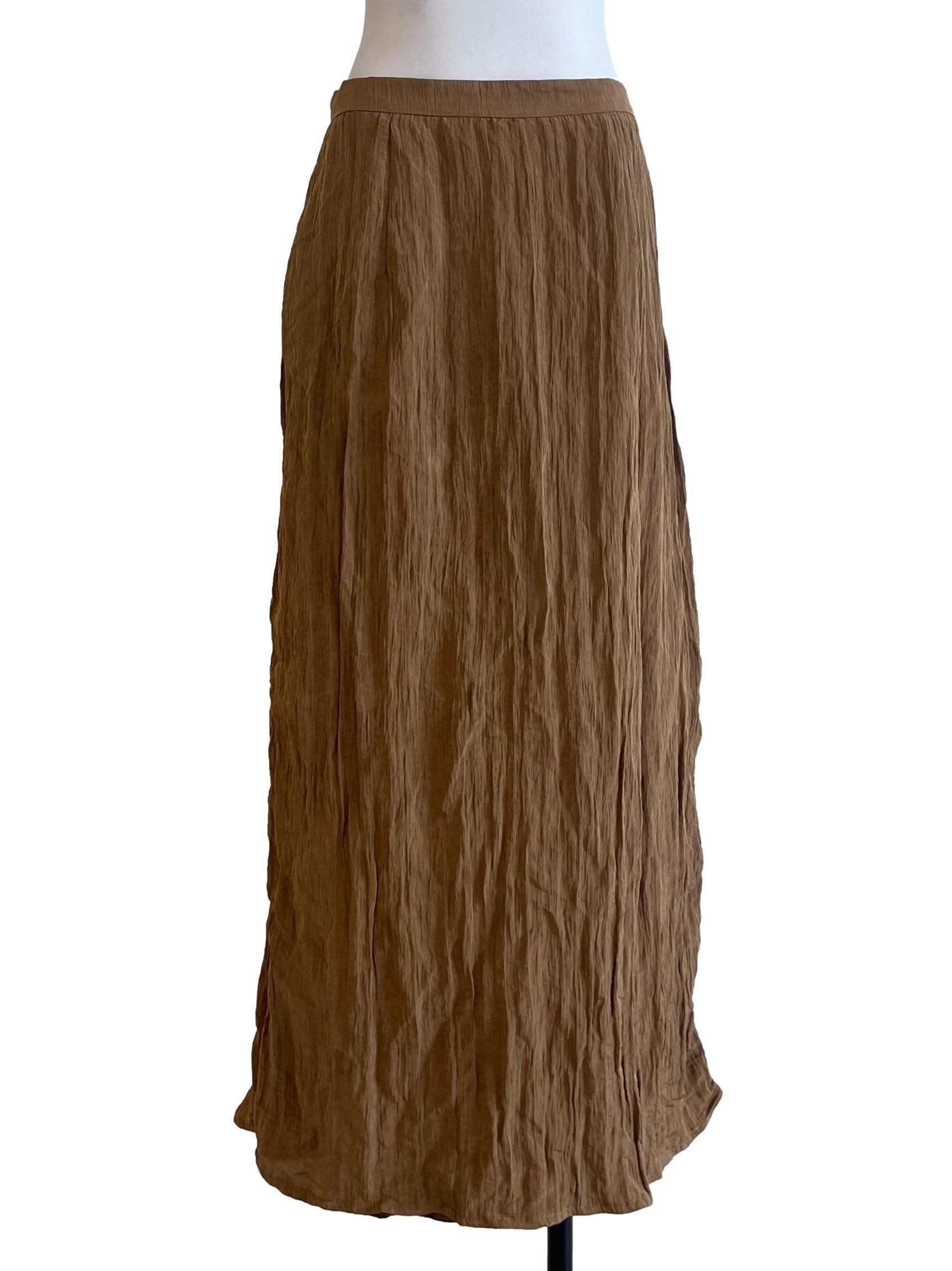 Crinkled Midi Skirt OSN