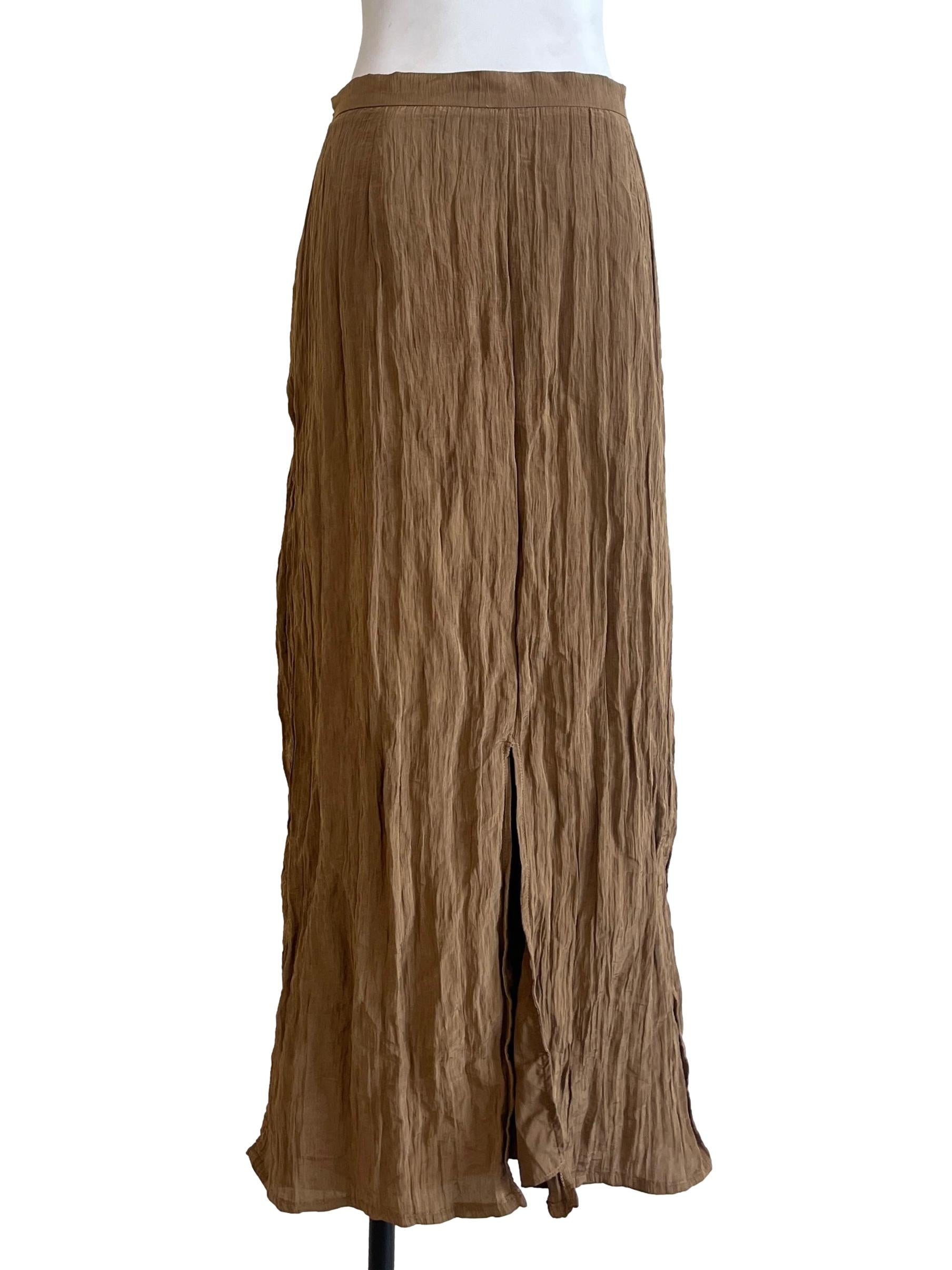 Crinkled Midi Skirt OSN