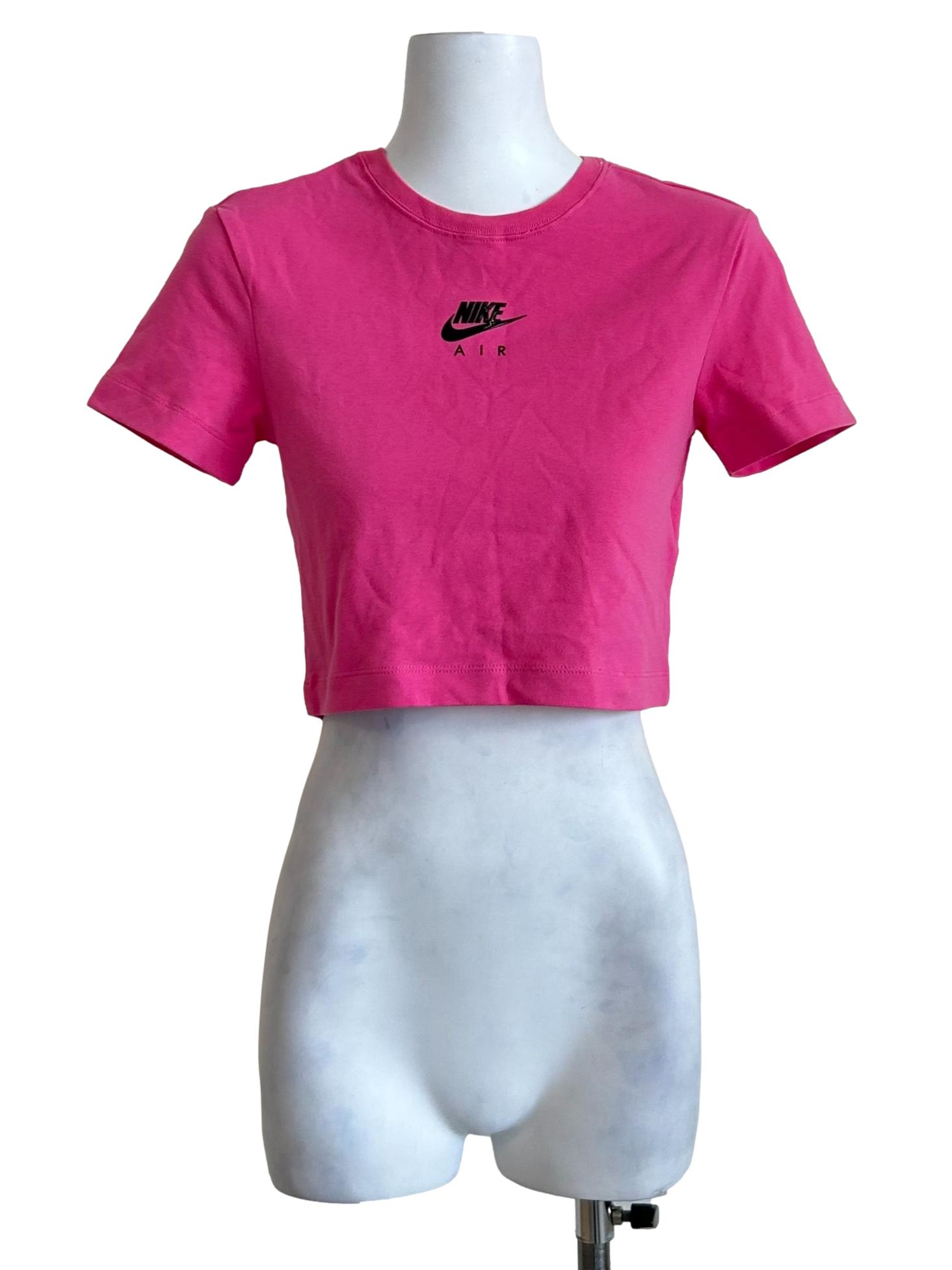 Hot Pink Nike Air Crop Tee