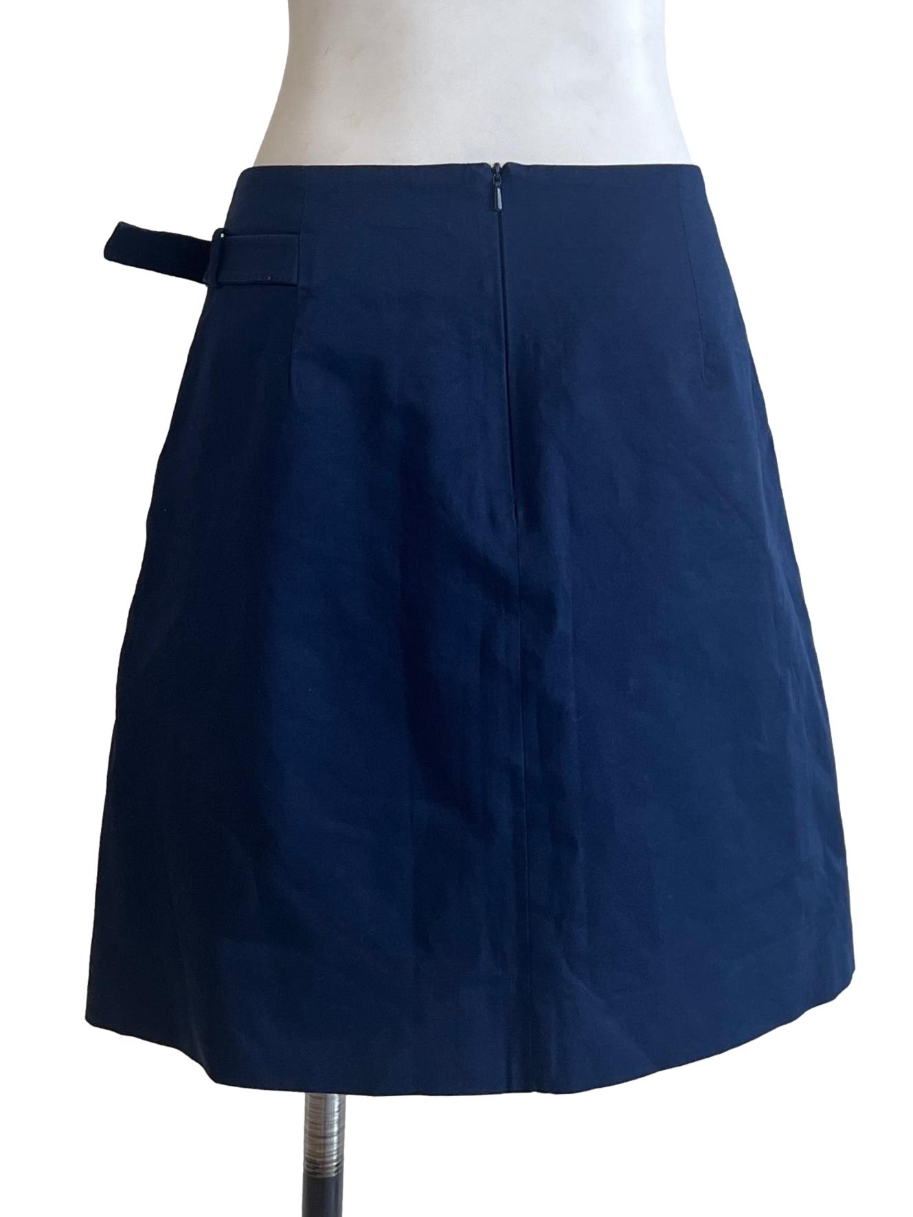 Peacock Blue A-Line Skirt