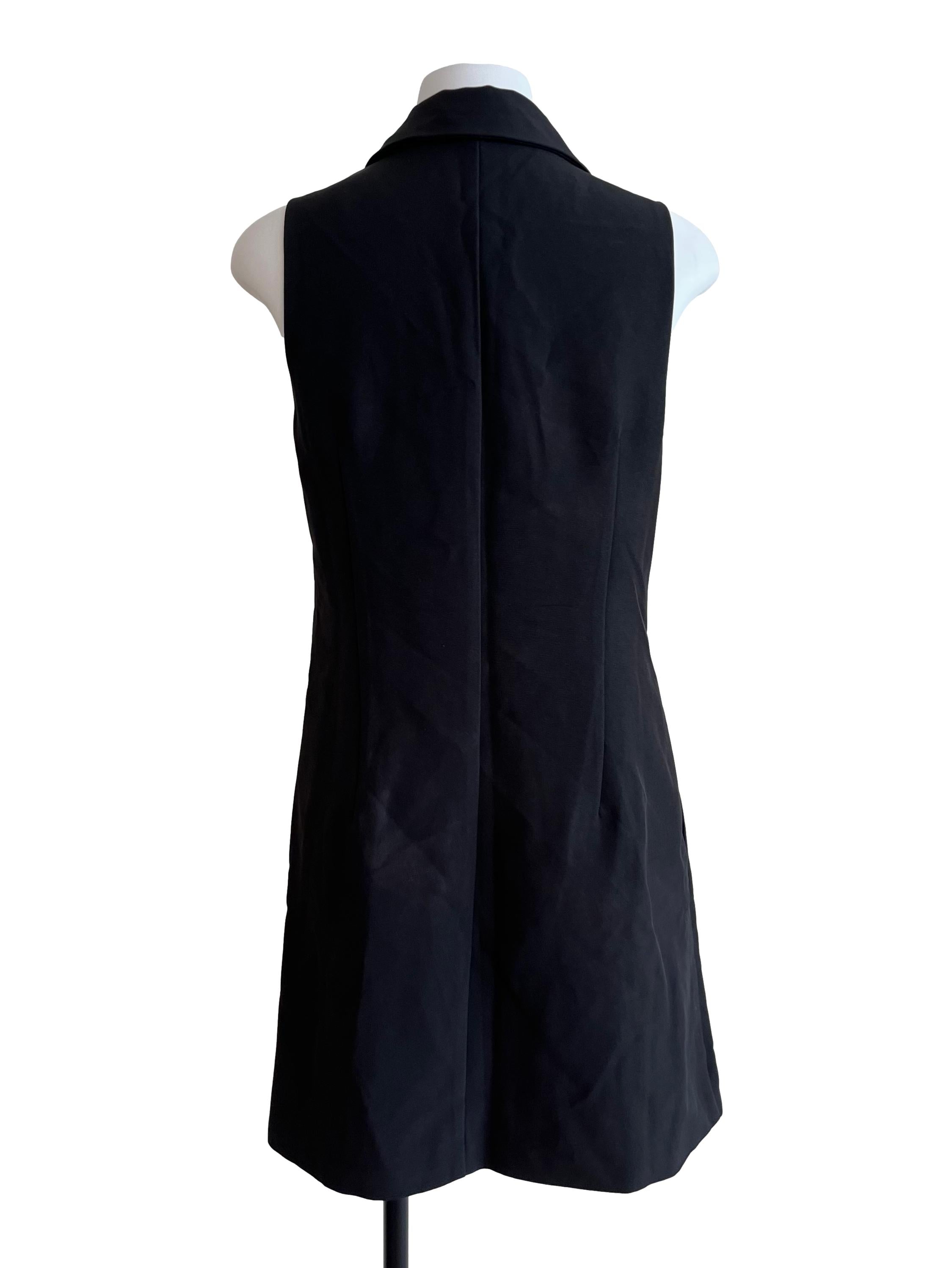 Black Double Breasted Dress