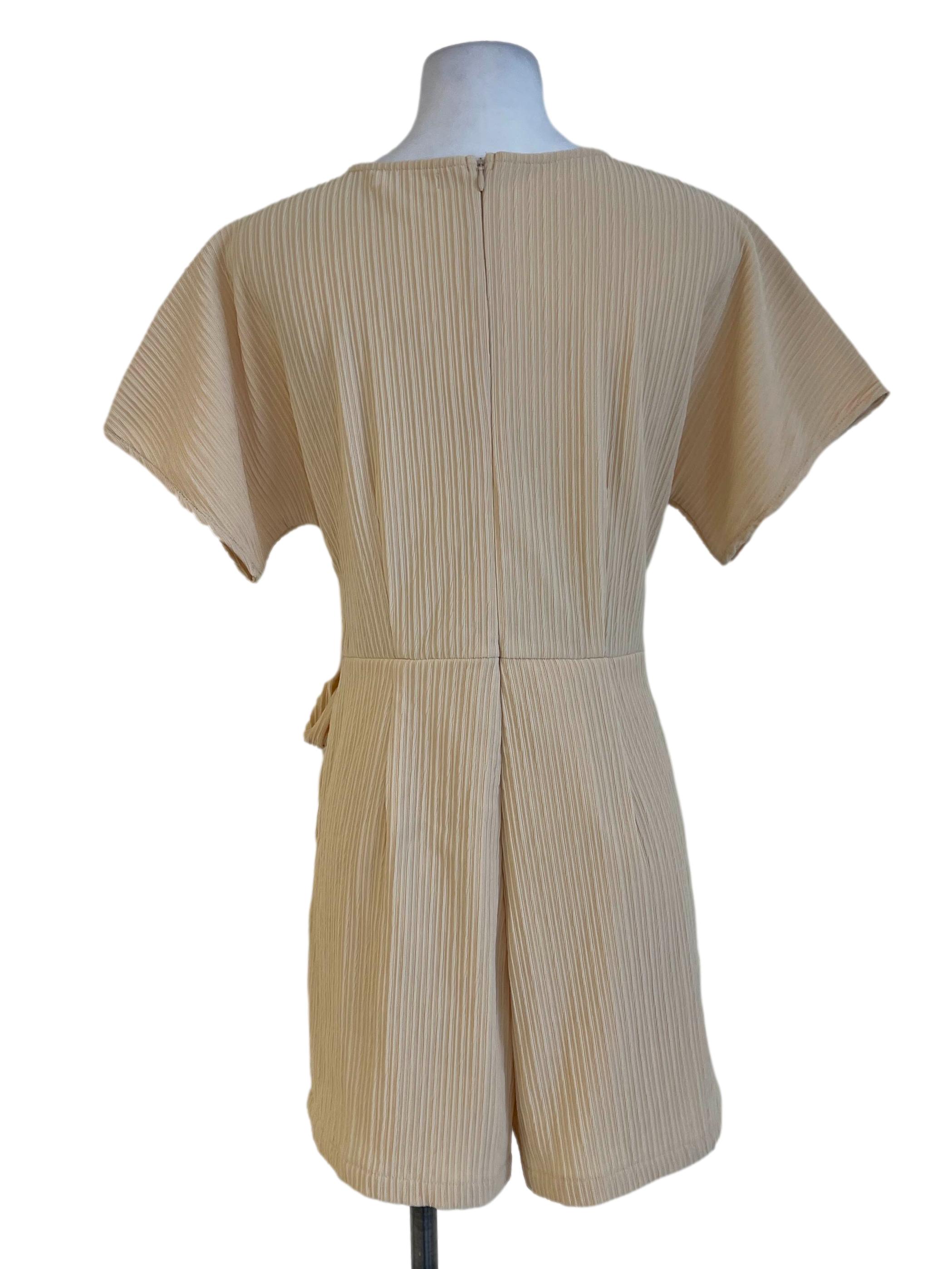 Cream Bengal Strip Rompers