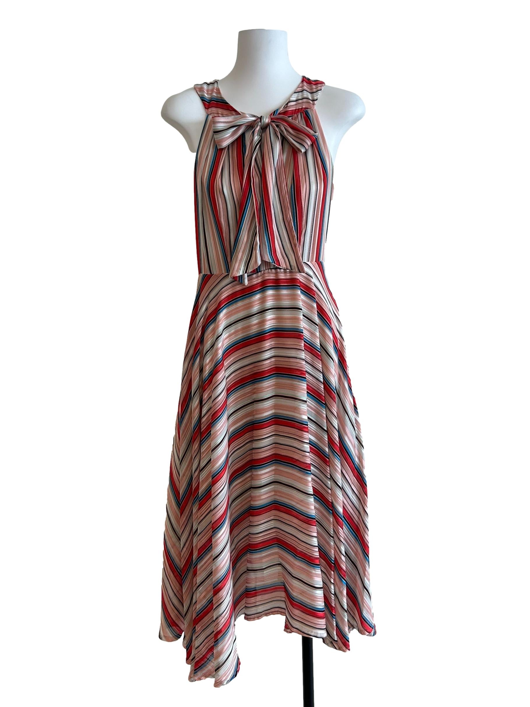 Multicolor Halter Dress