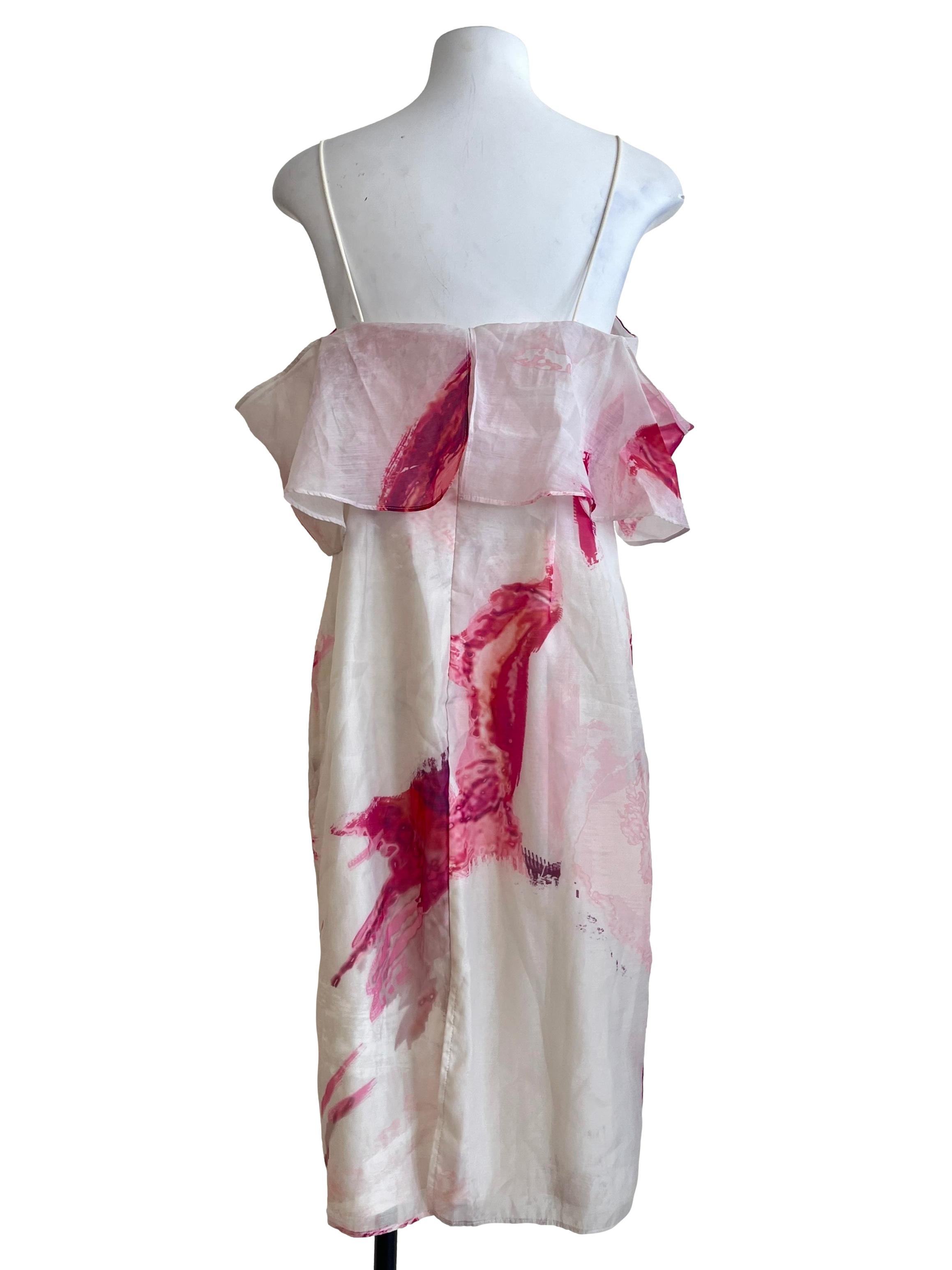 Creepe Pink Slip Dress LB