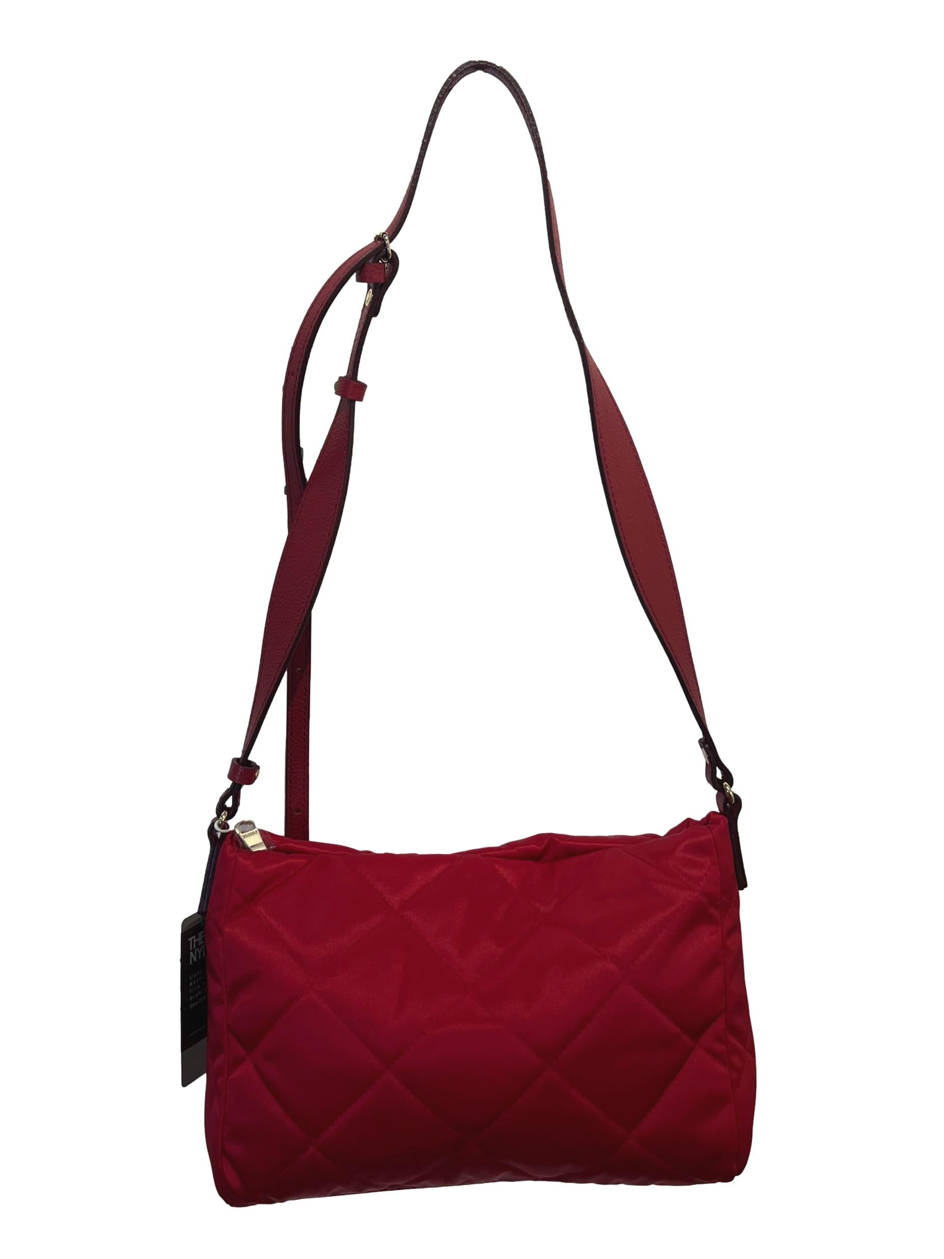 Red Russet Square Mini Shoulder Quilted