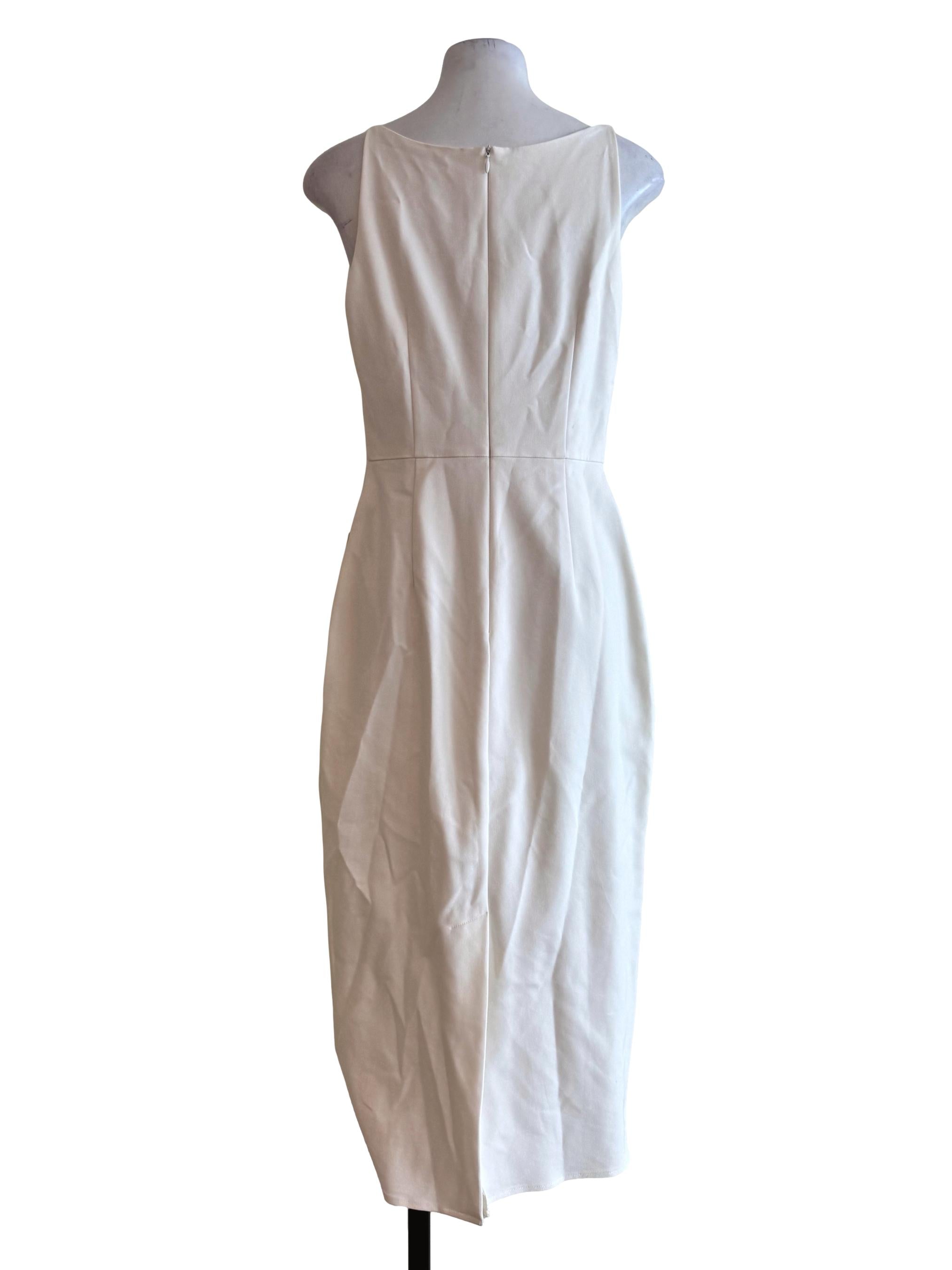 Pure White Sleeveless Dress OSN