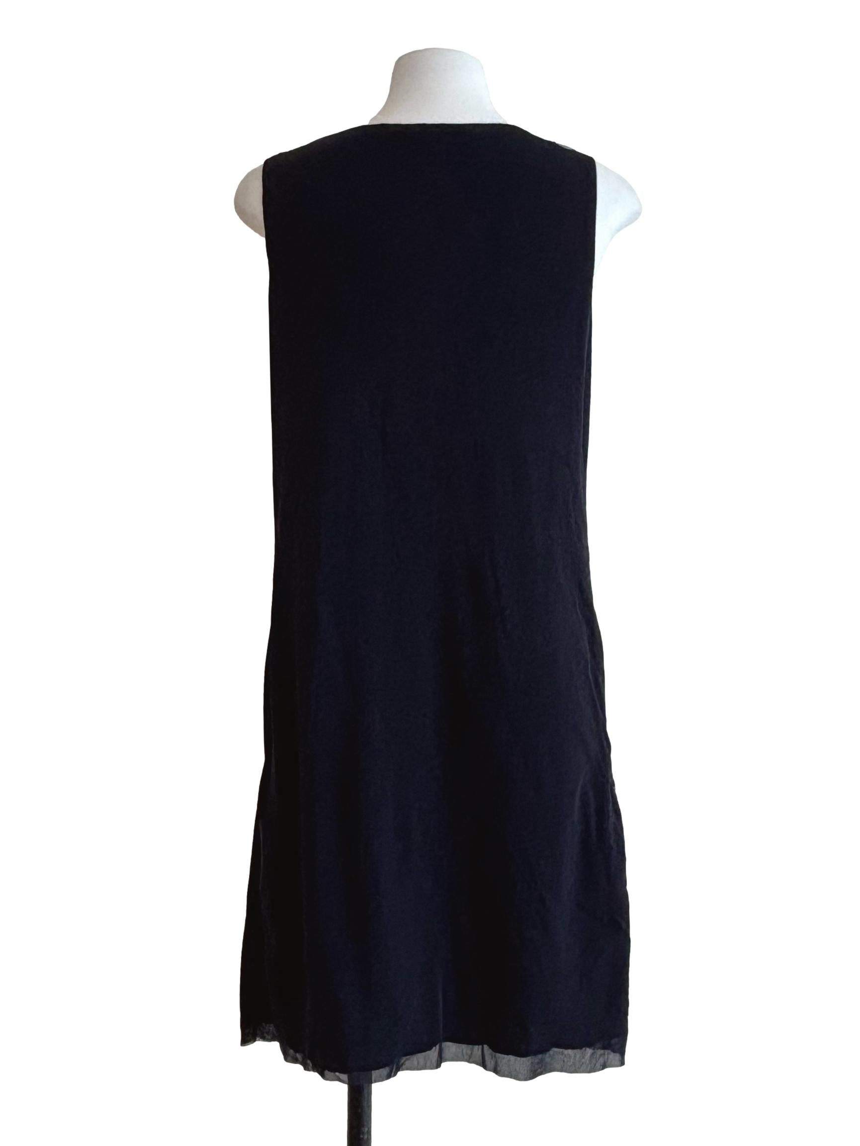 Navy Blue Printed Sheath Dress
